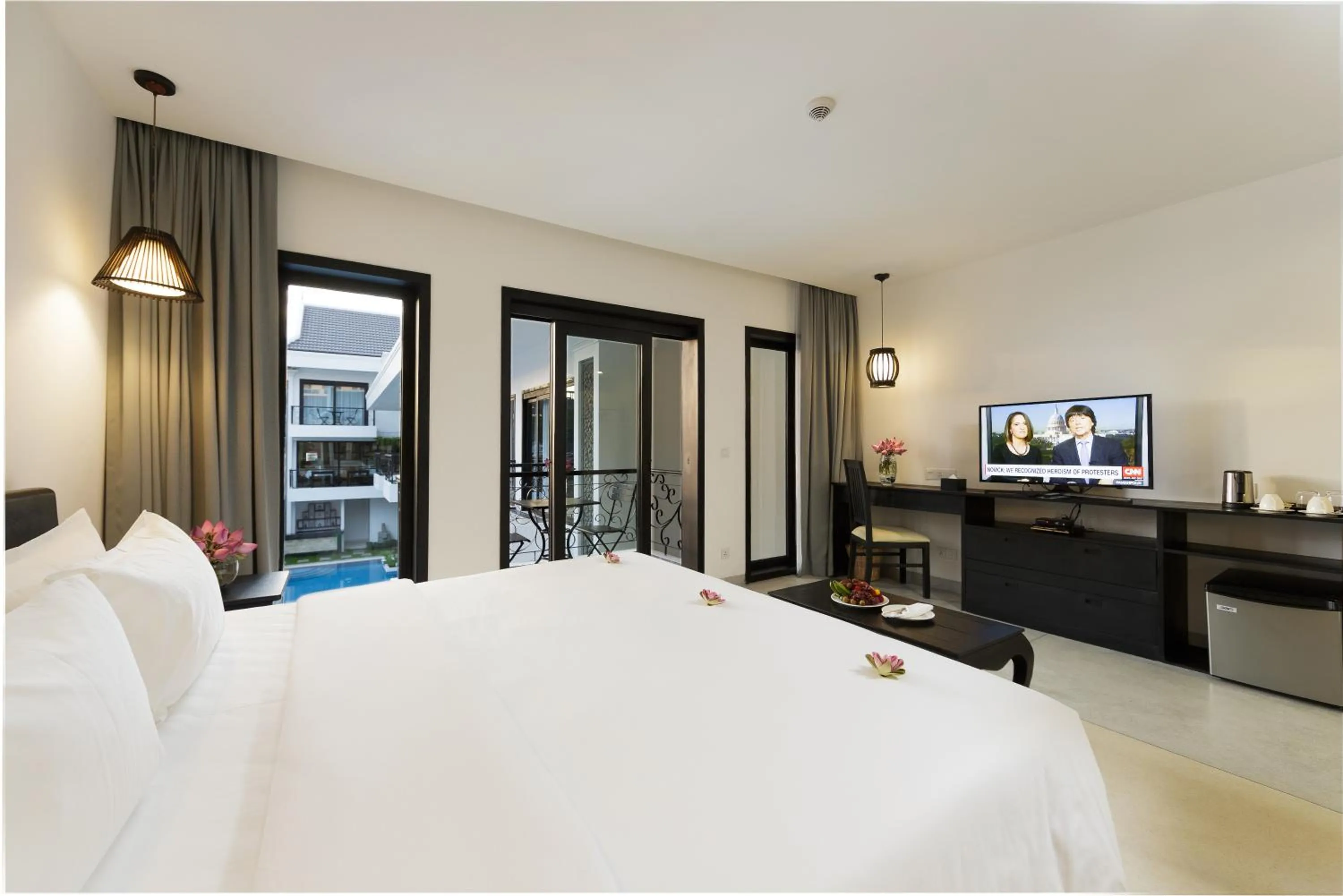 Photo of the whole room, Bed in Aroma Angkor Boutique Hotel