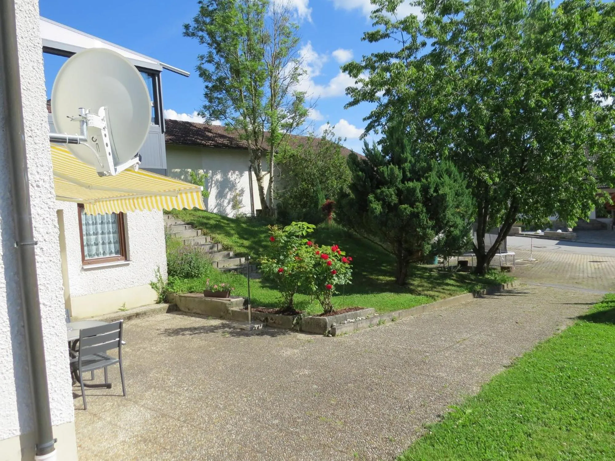 Garden view in Büchelsteiner Hof