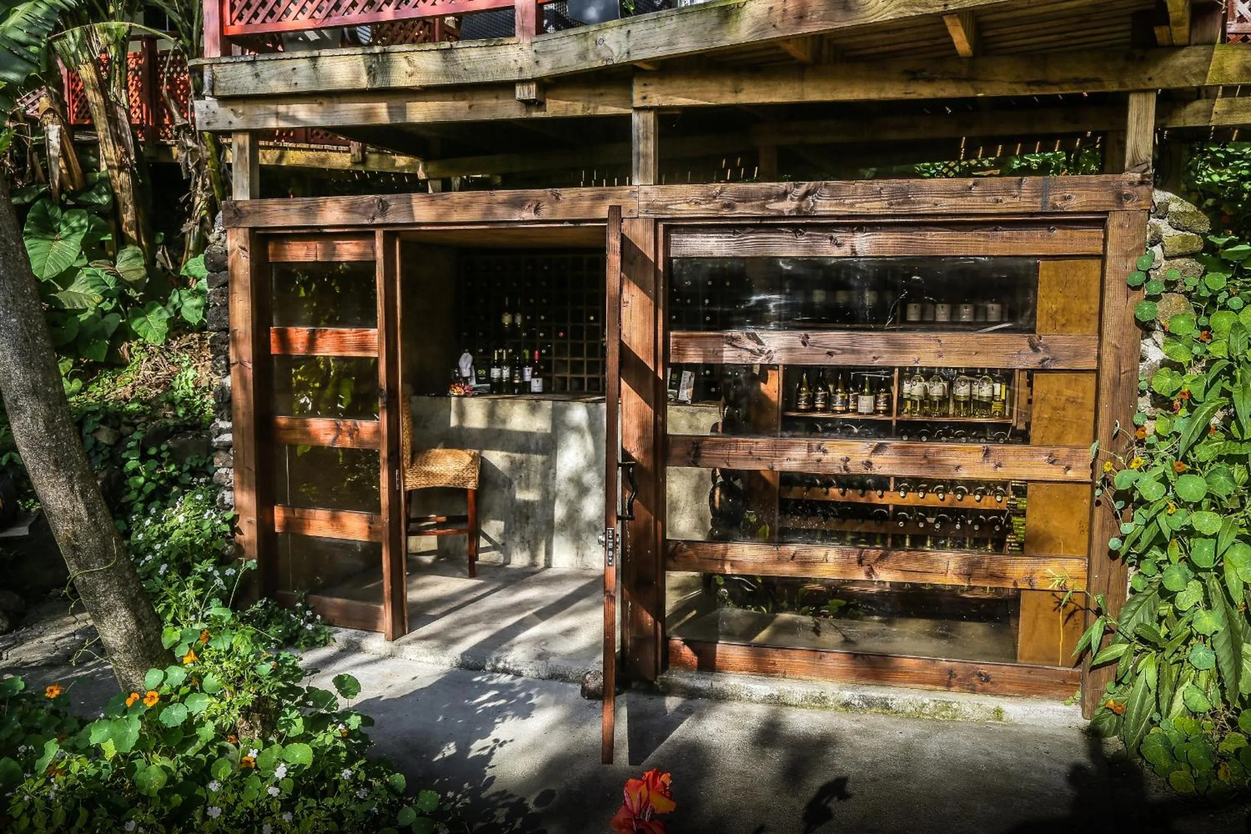 Drinks in Easter Island Ecolodge