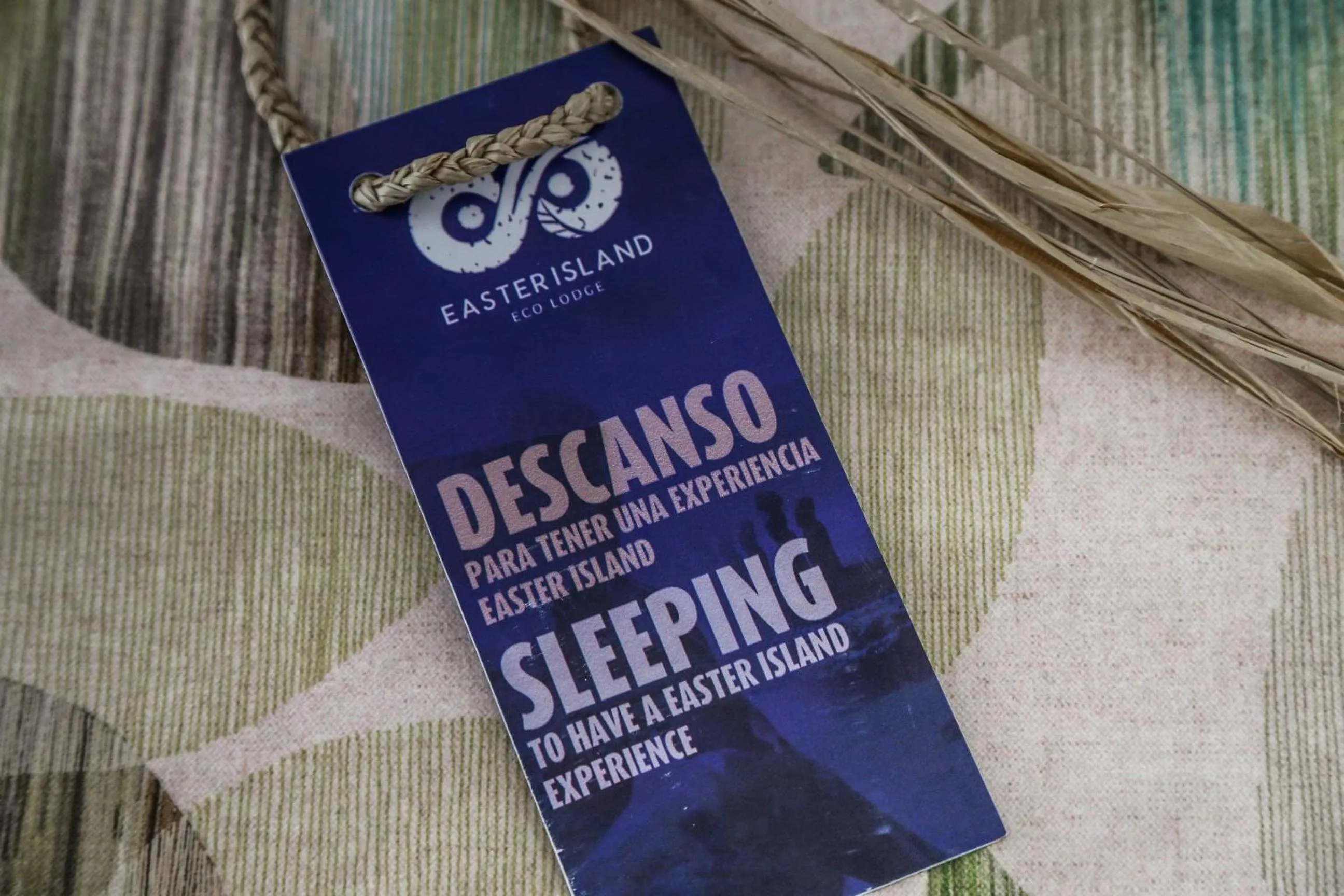 Decorative detail in Easter Island Ecolodge