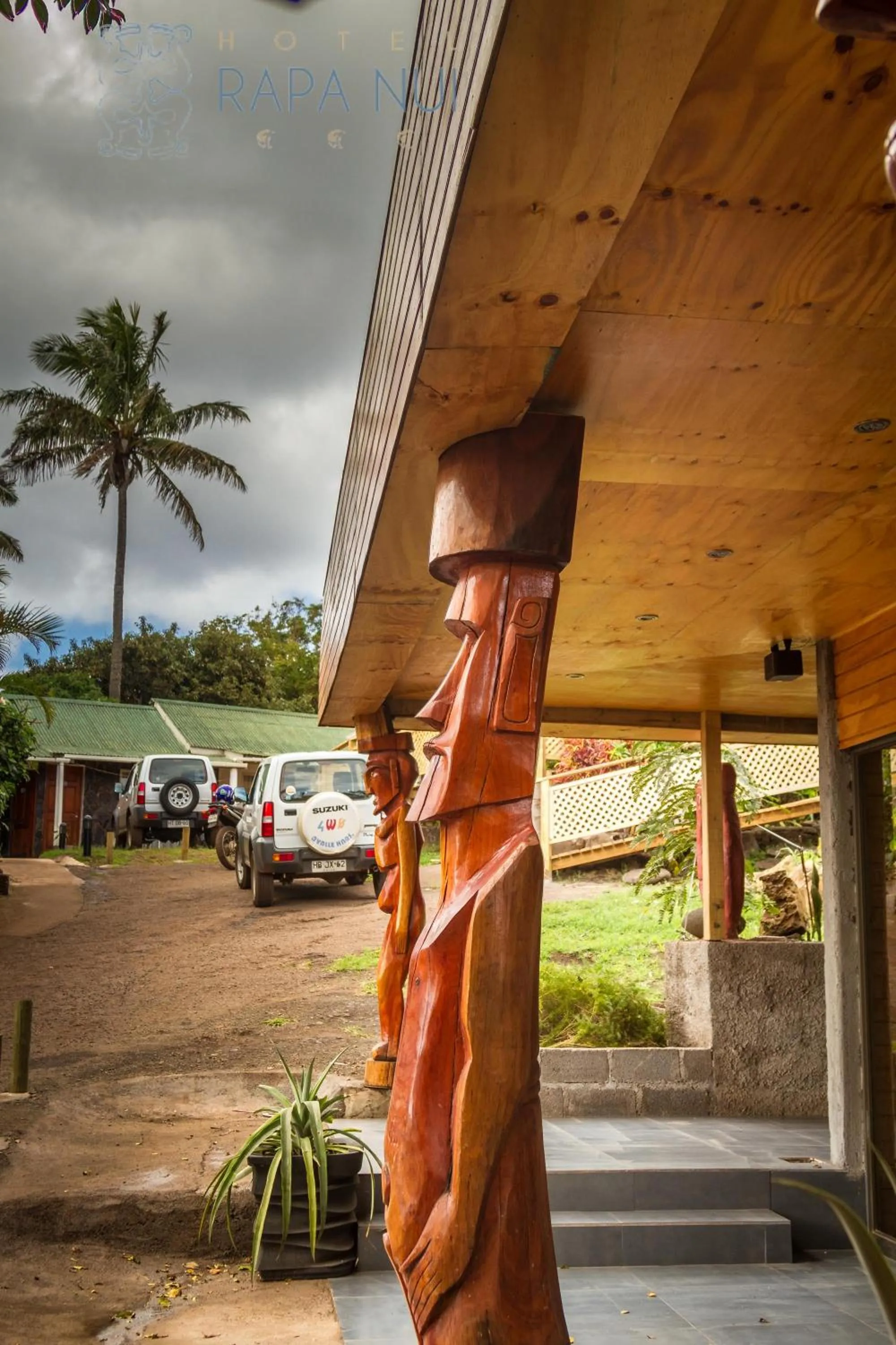 Patio in Easter Island Ecolodge