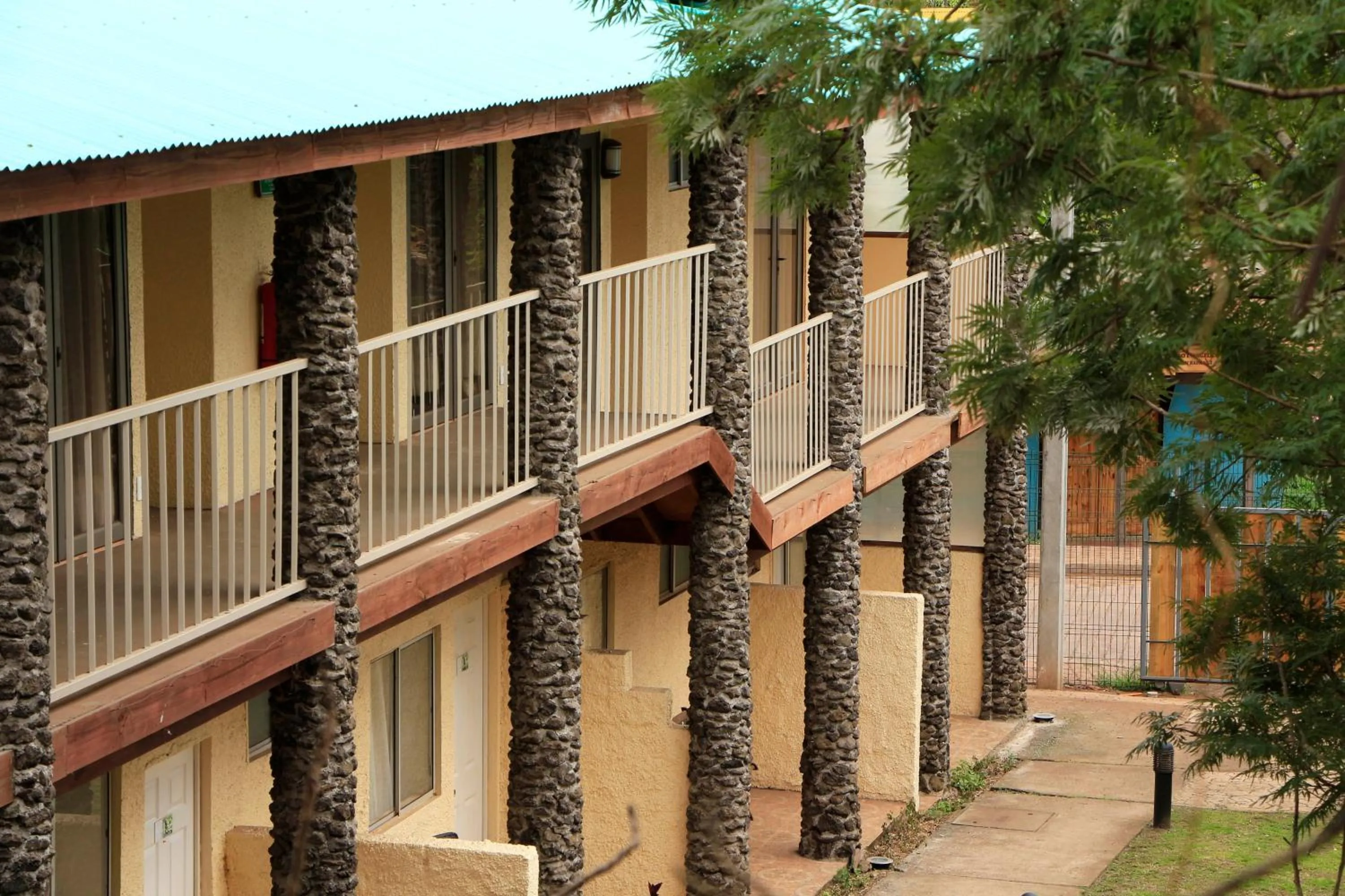 Garden in Easter Island Ecolodge