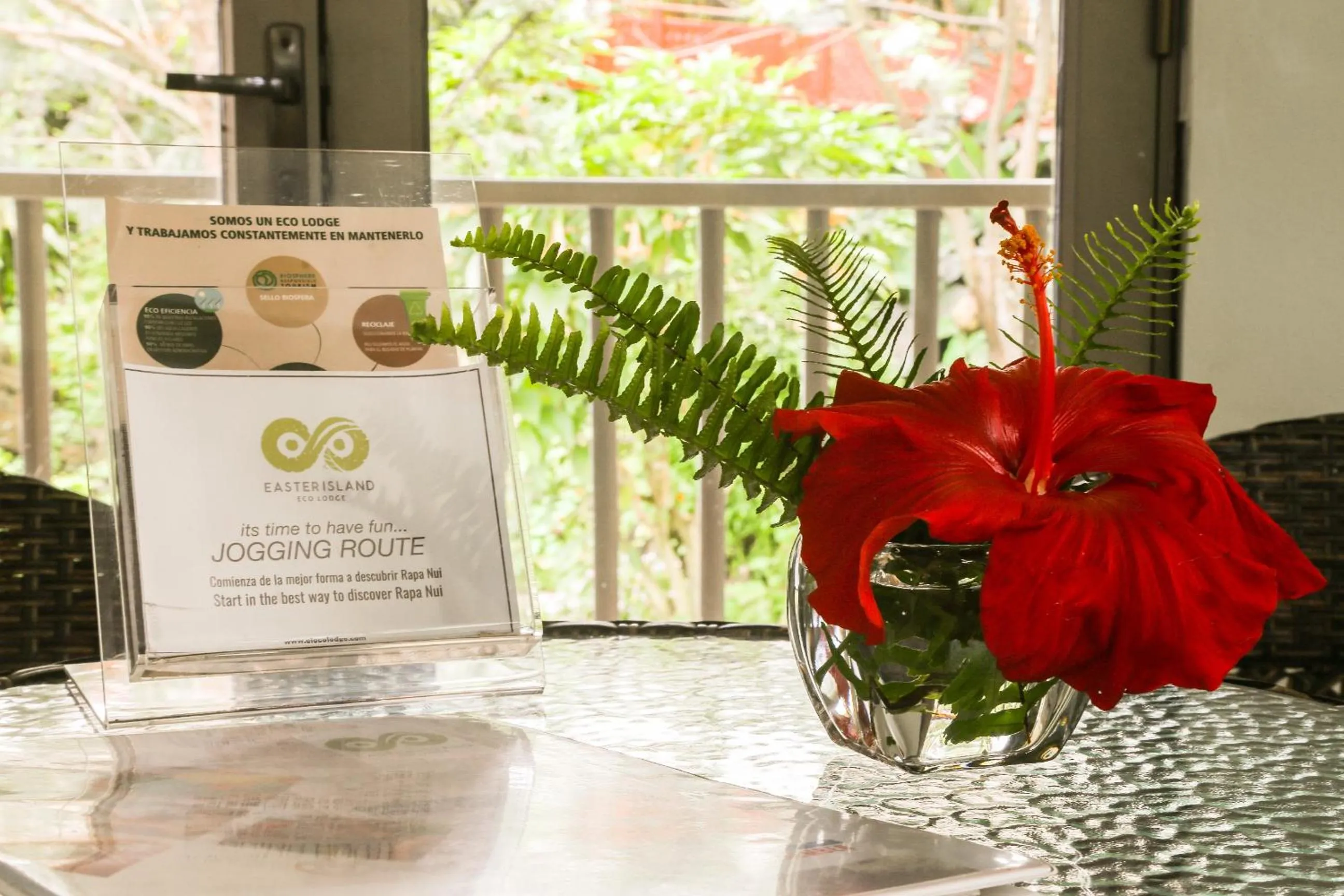 Decorative detail in Easter Island Ecolodge