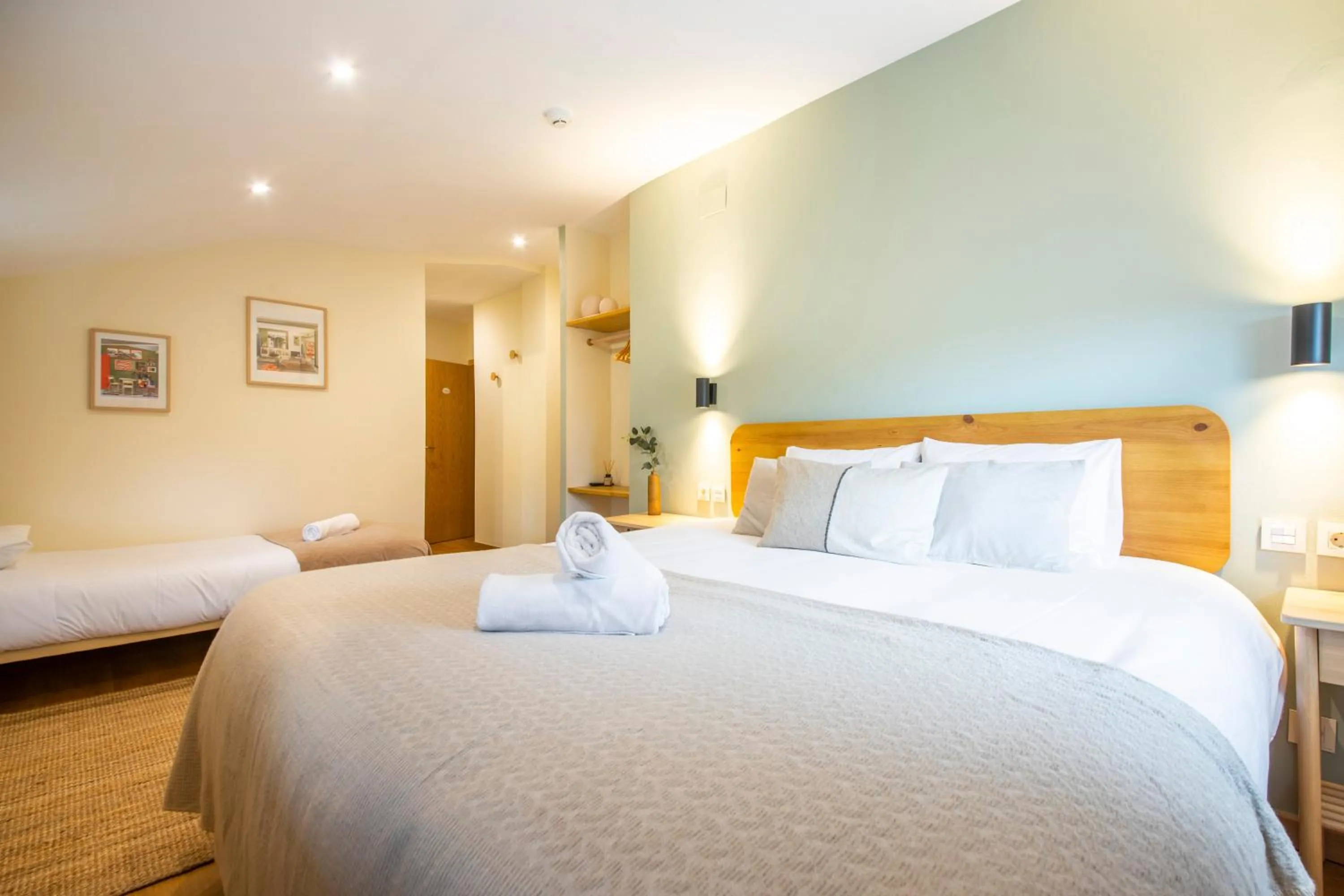 Bed in Hotel Donosti