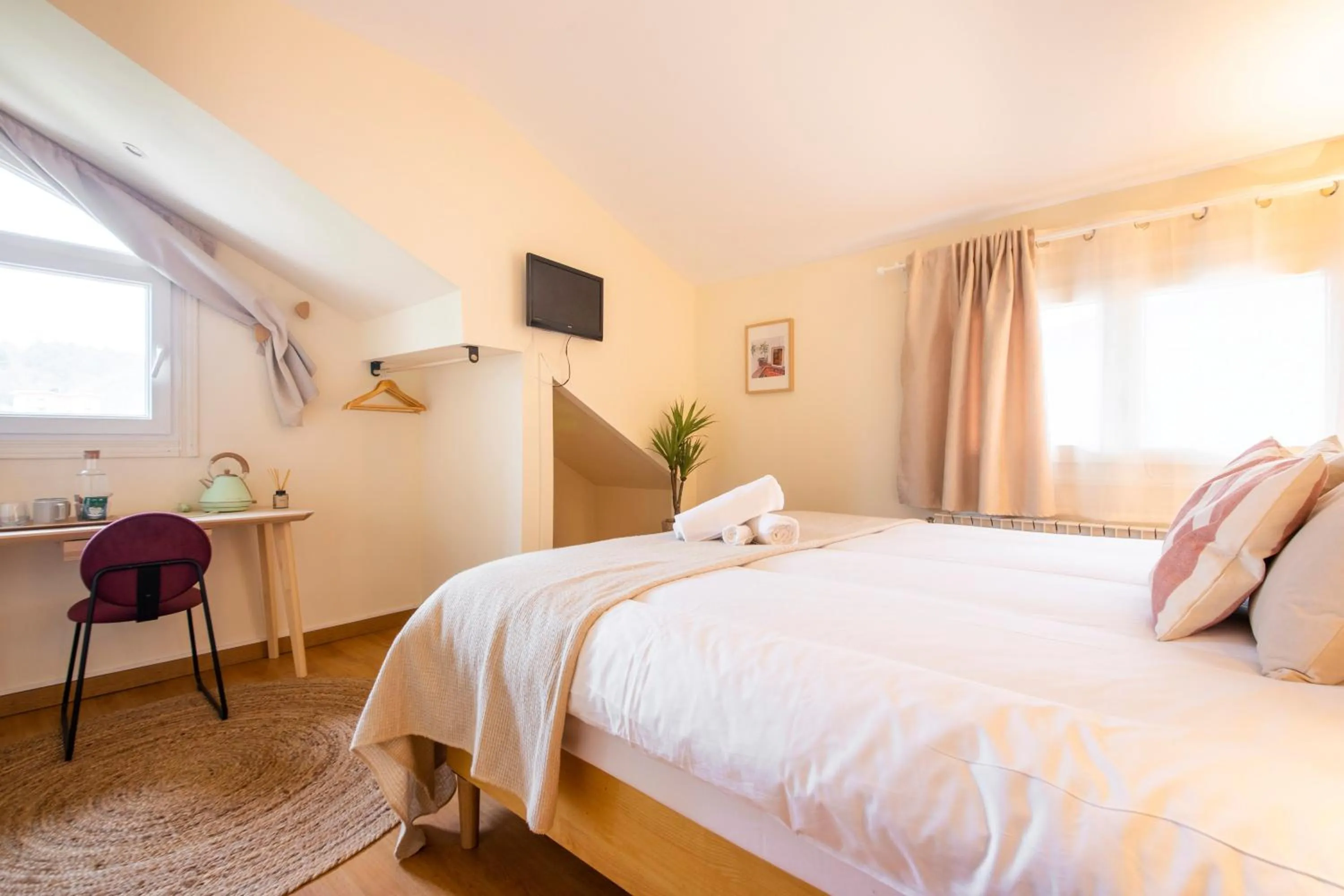 Bed in Hotel Donosti