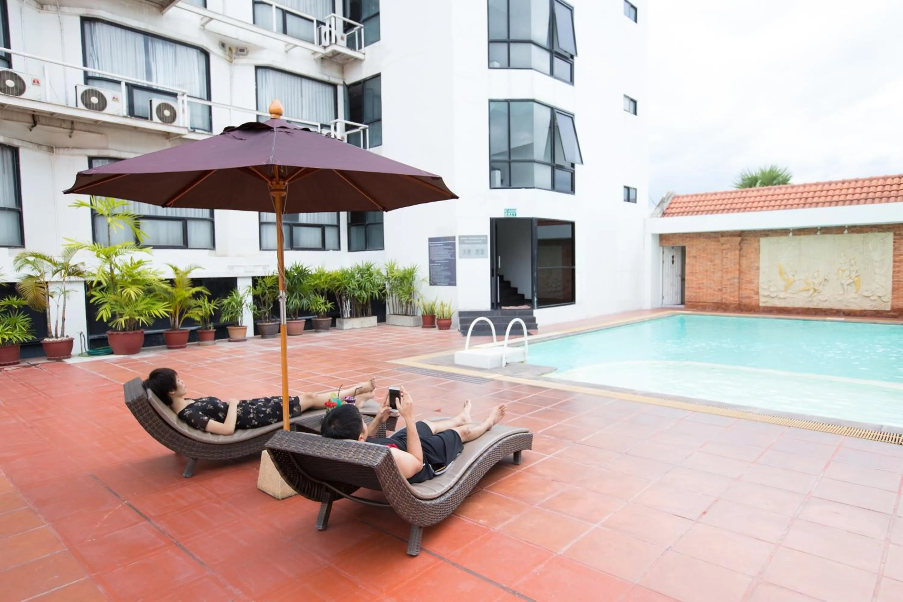 Swimming pool in CH Hotel