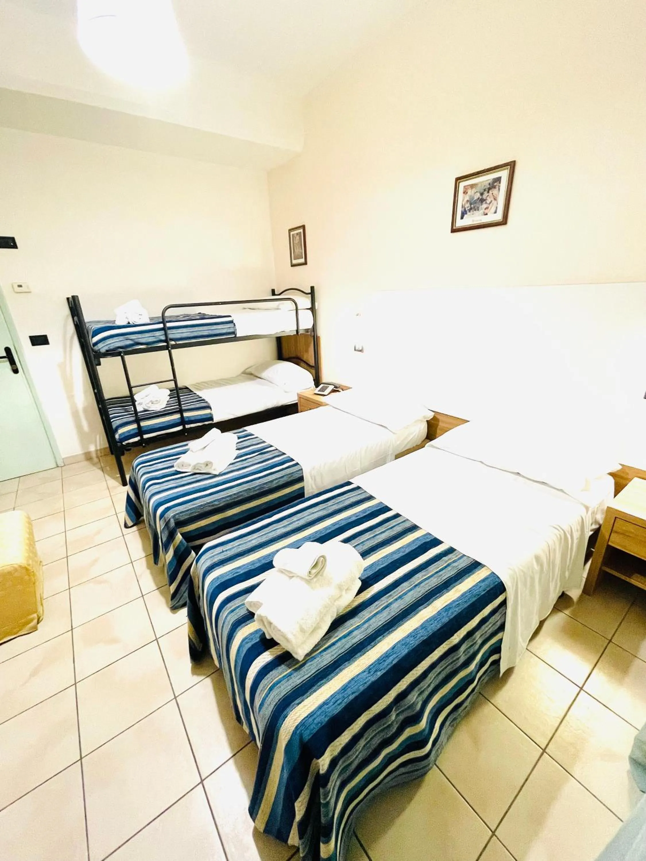 Bed in Hotel Vannucci