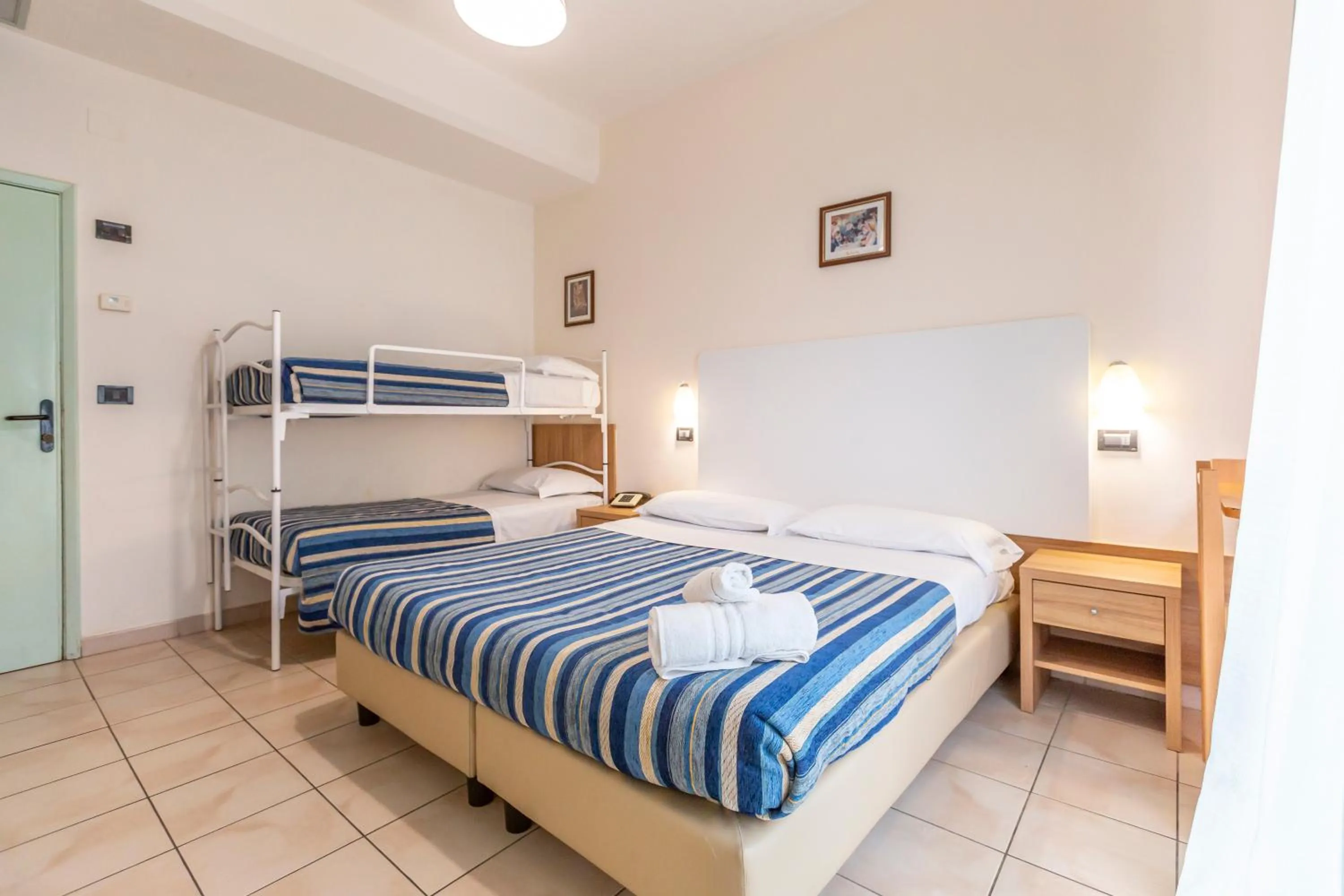 Bed in Hotel Vannucci