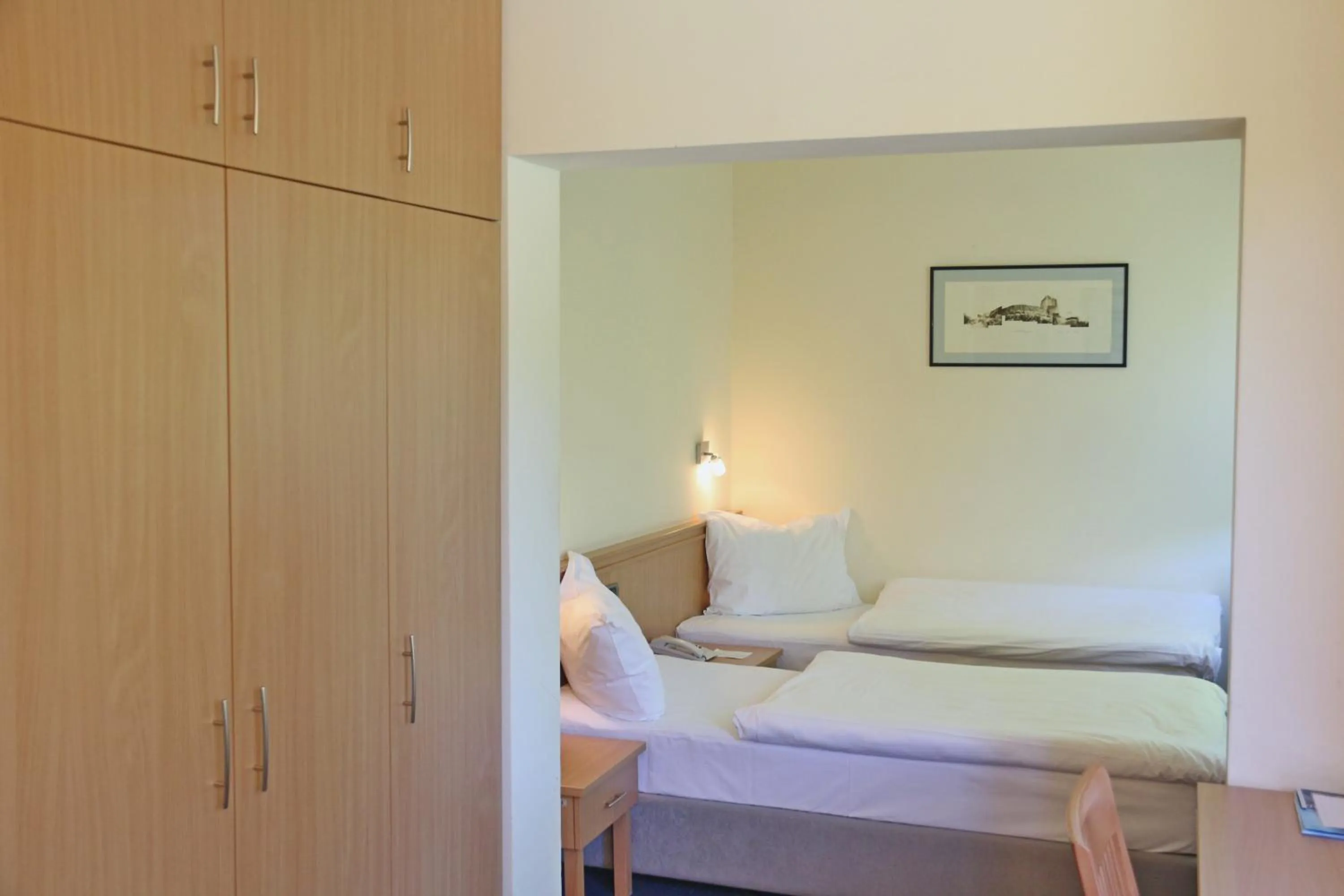 Bed in Hotel Tomislavov Dom