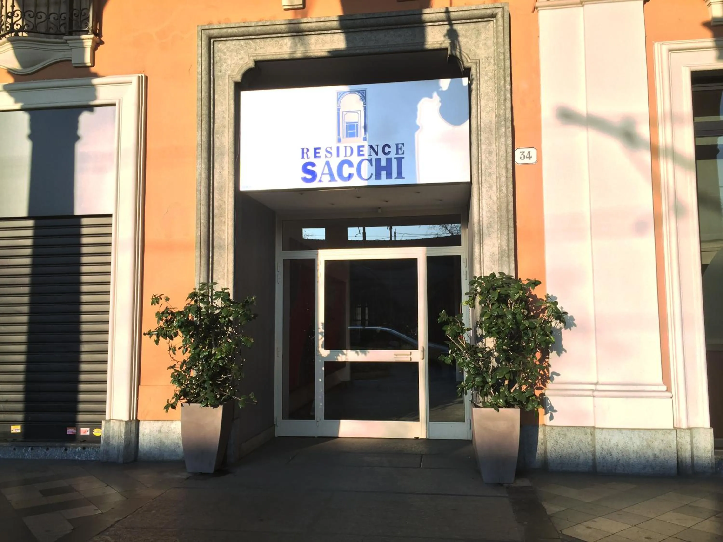 Facade/entrance in Residence Sacchi Aparthotel