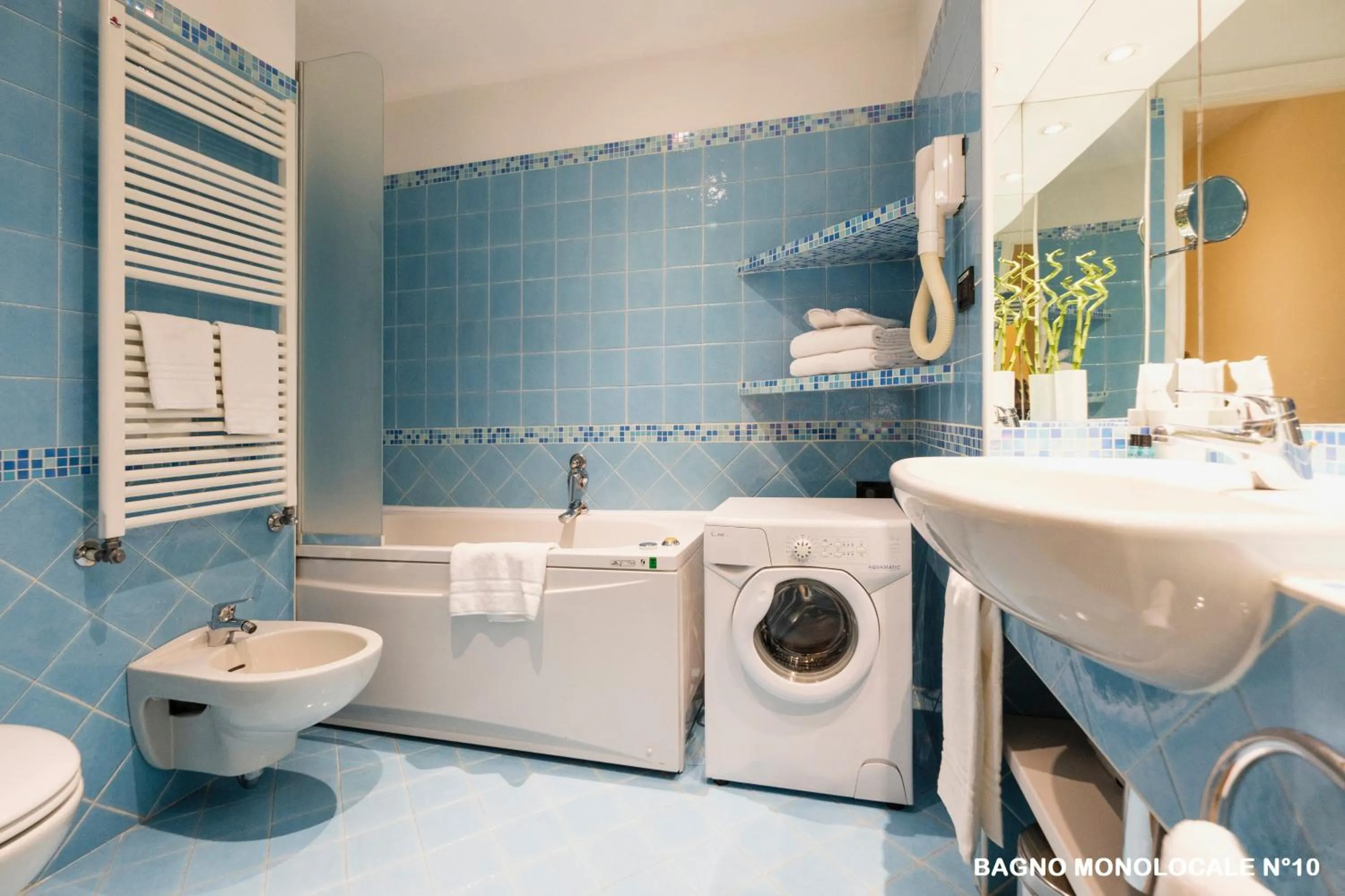 Toilet in Residence Sacchi Aparthotel