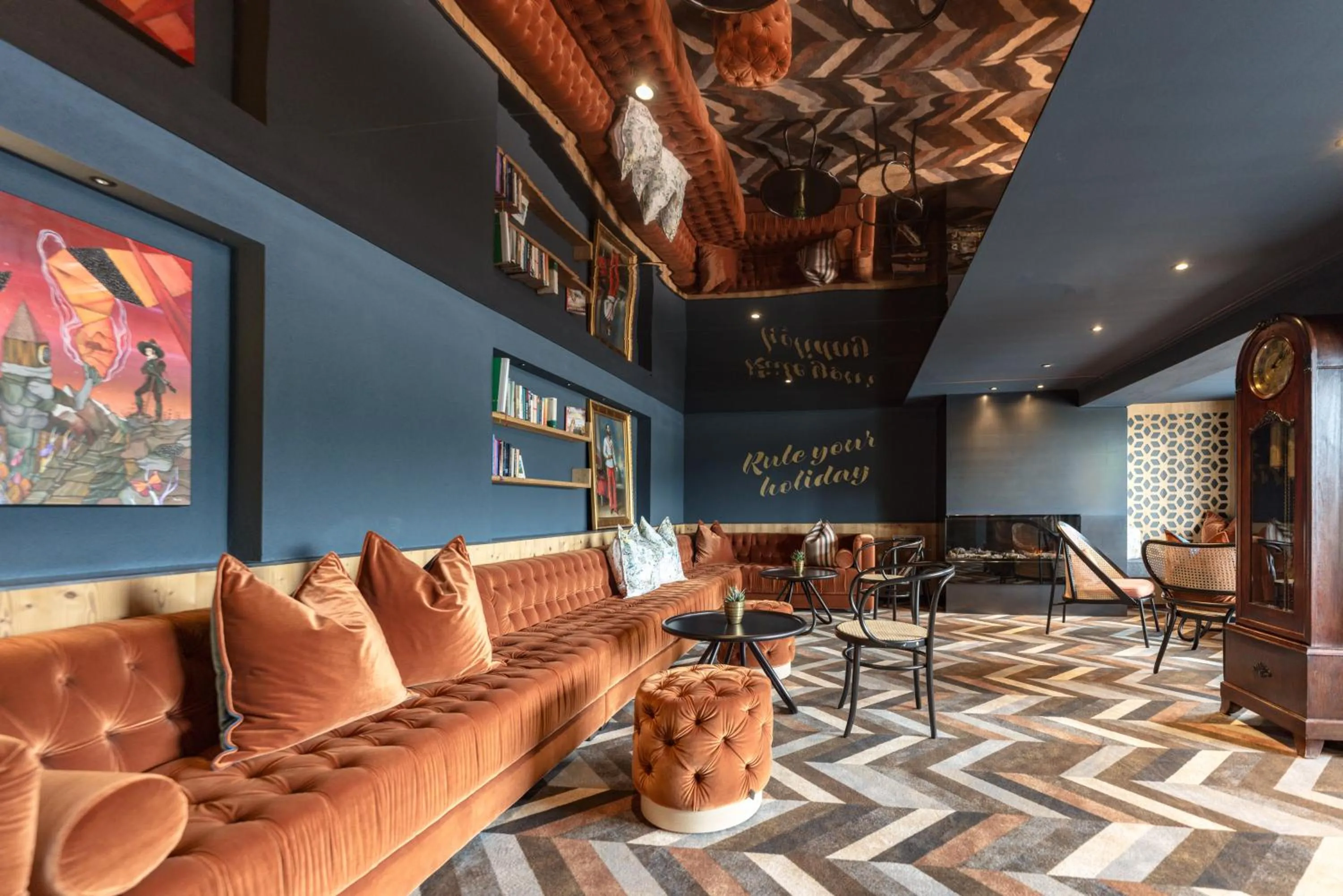 Communal lounge/ TV room in Erzherzog Johann Alpin Style Hotel - Adults Only