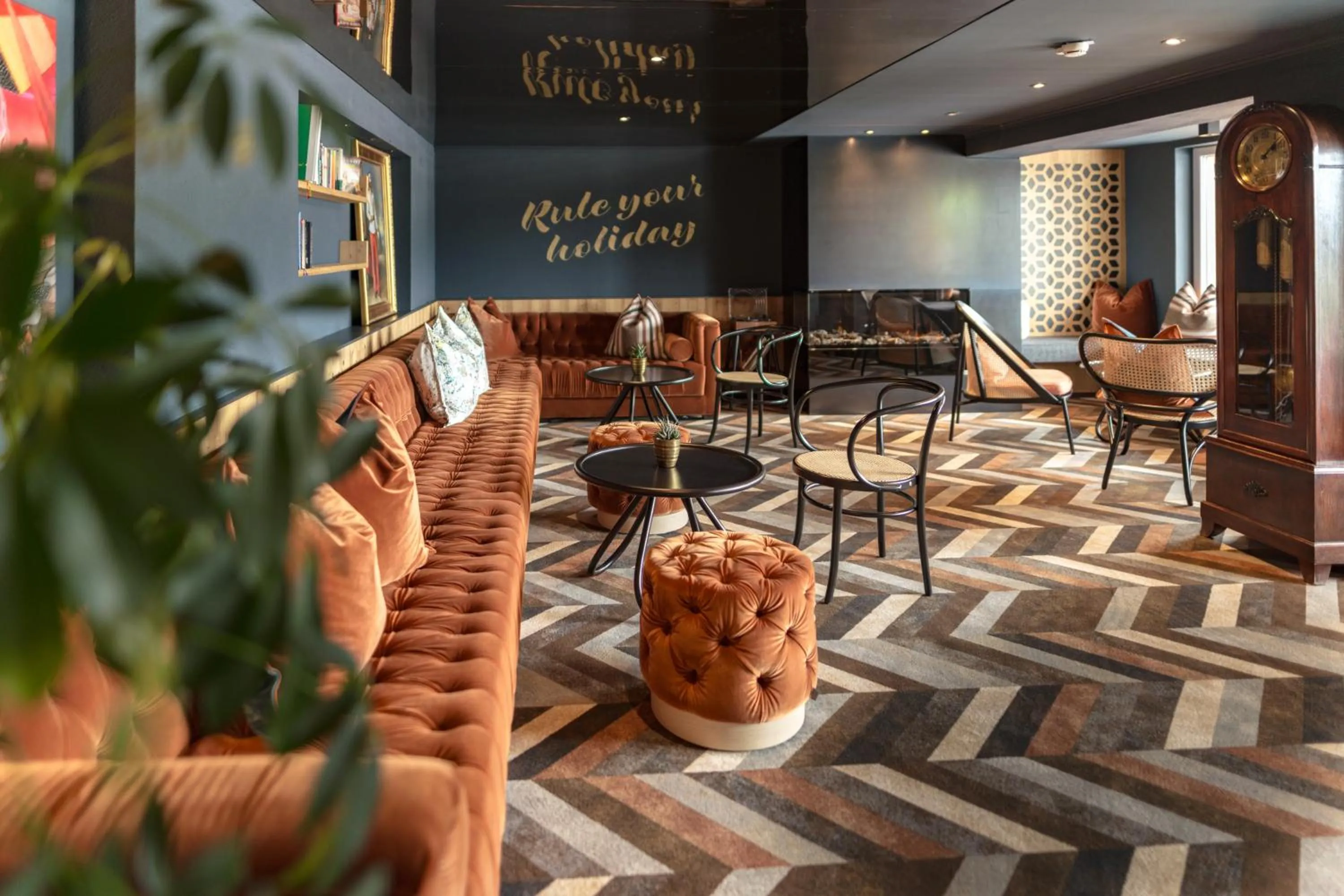 Communal lounge/ TV room in Erzherzog Johann Alpin Style Hotel - Adults Only