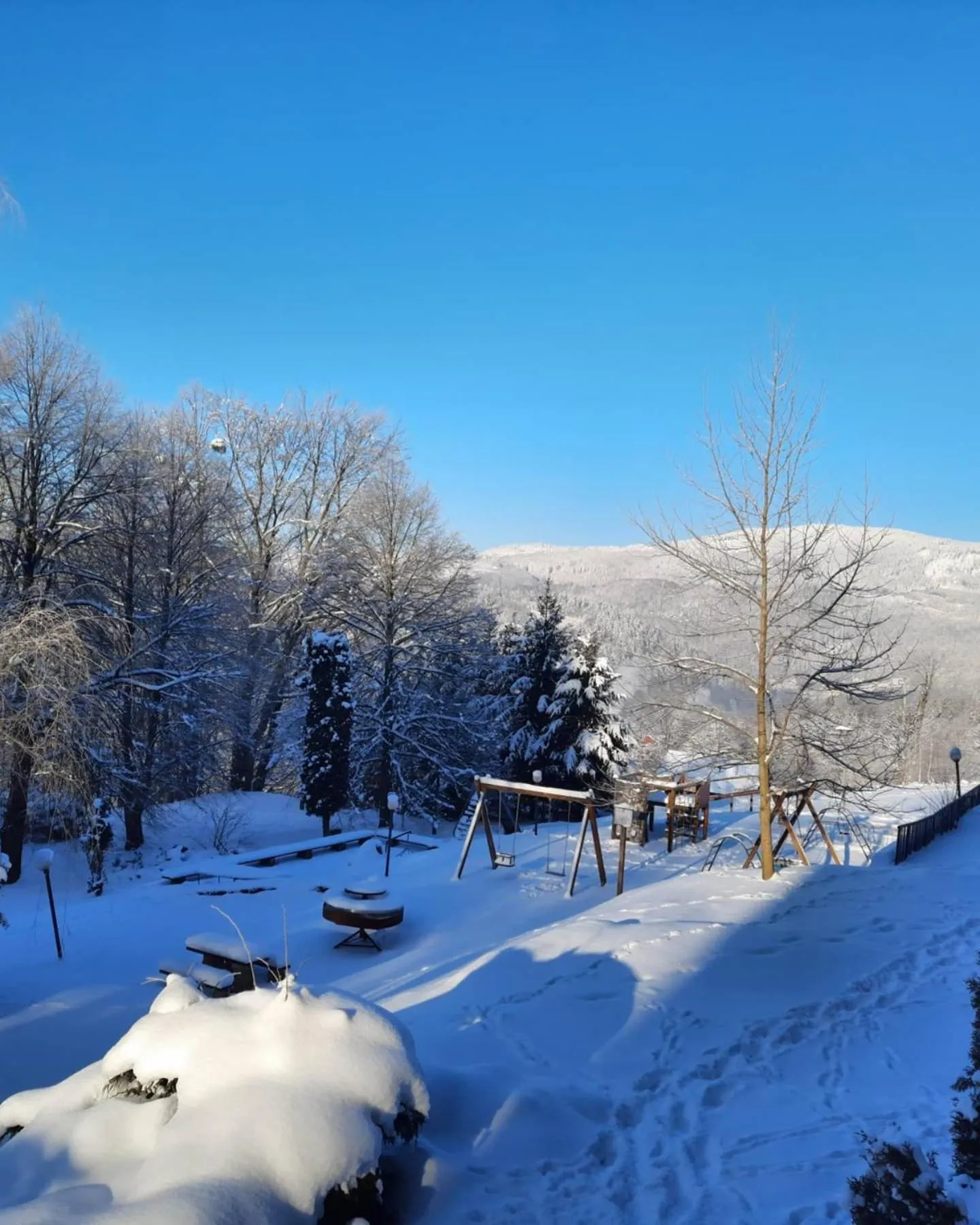 Natural landscape in Krokus