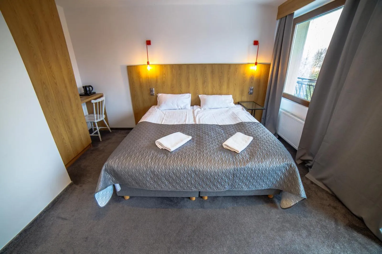 Coffee/tea facilities, Bed in Krokus