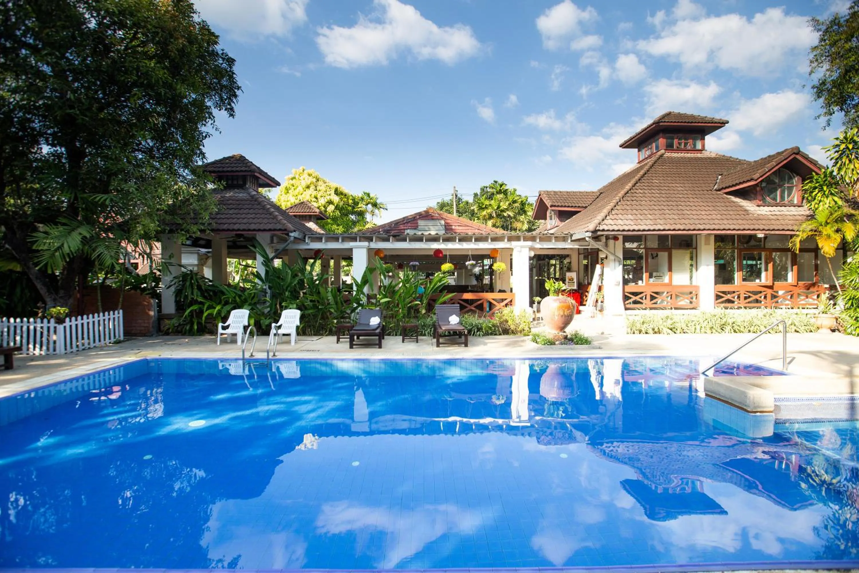 Pool view in Eurasia Chiang Mai Hotel