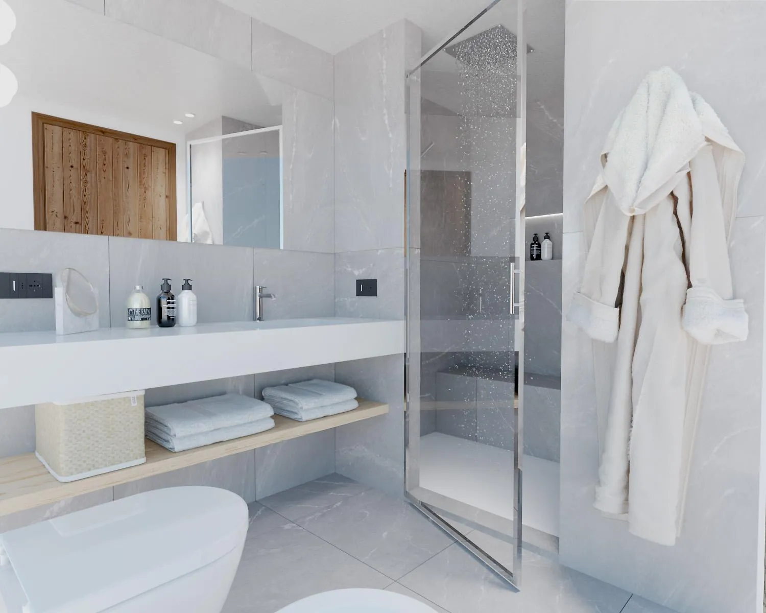 Shower in Hotel Astoria