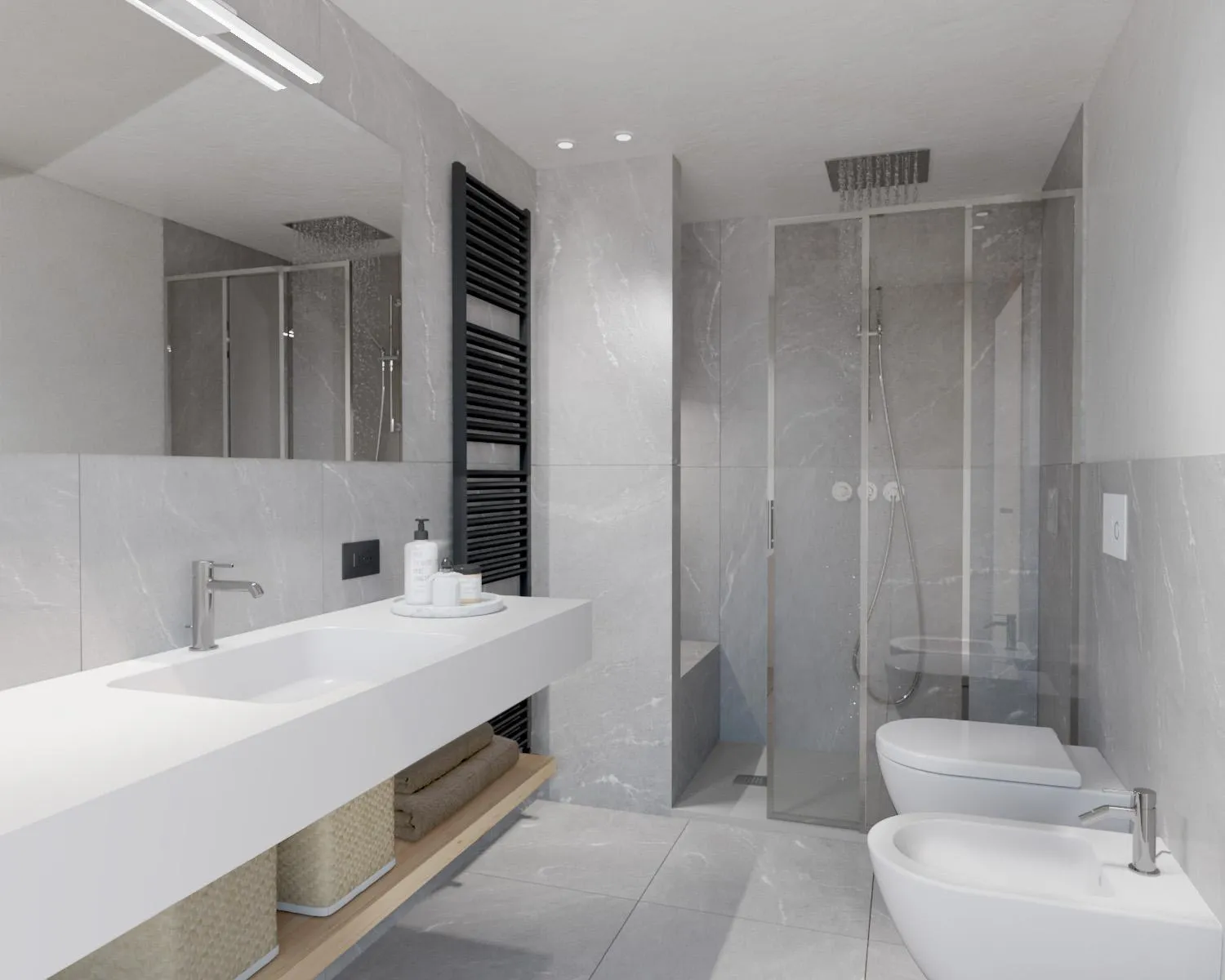 Shower in Hotel Astoria