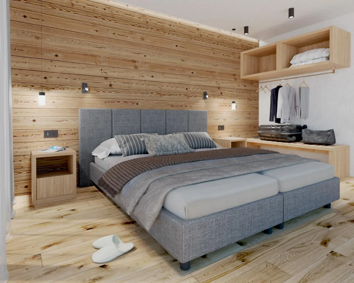 Bed in Hotel Astoria