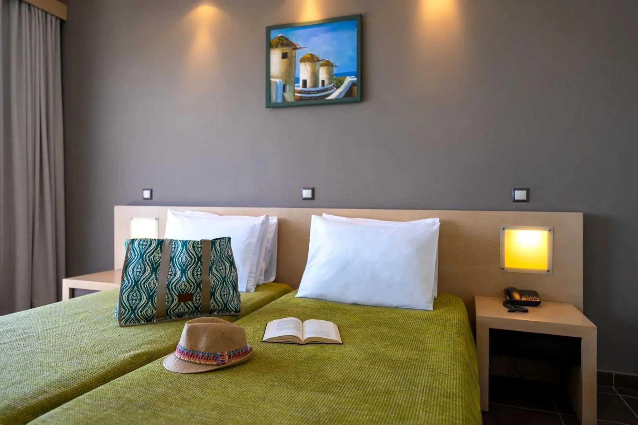 Bedroom, Bed in Cathrin Hotel