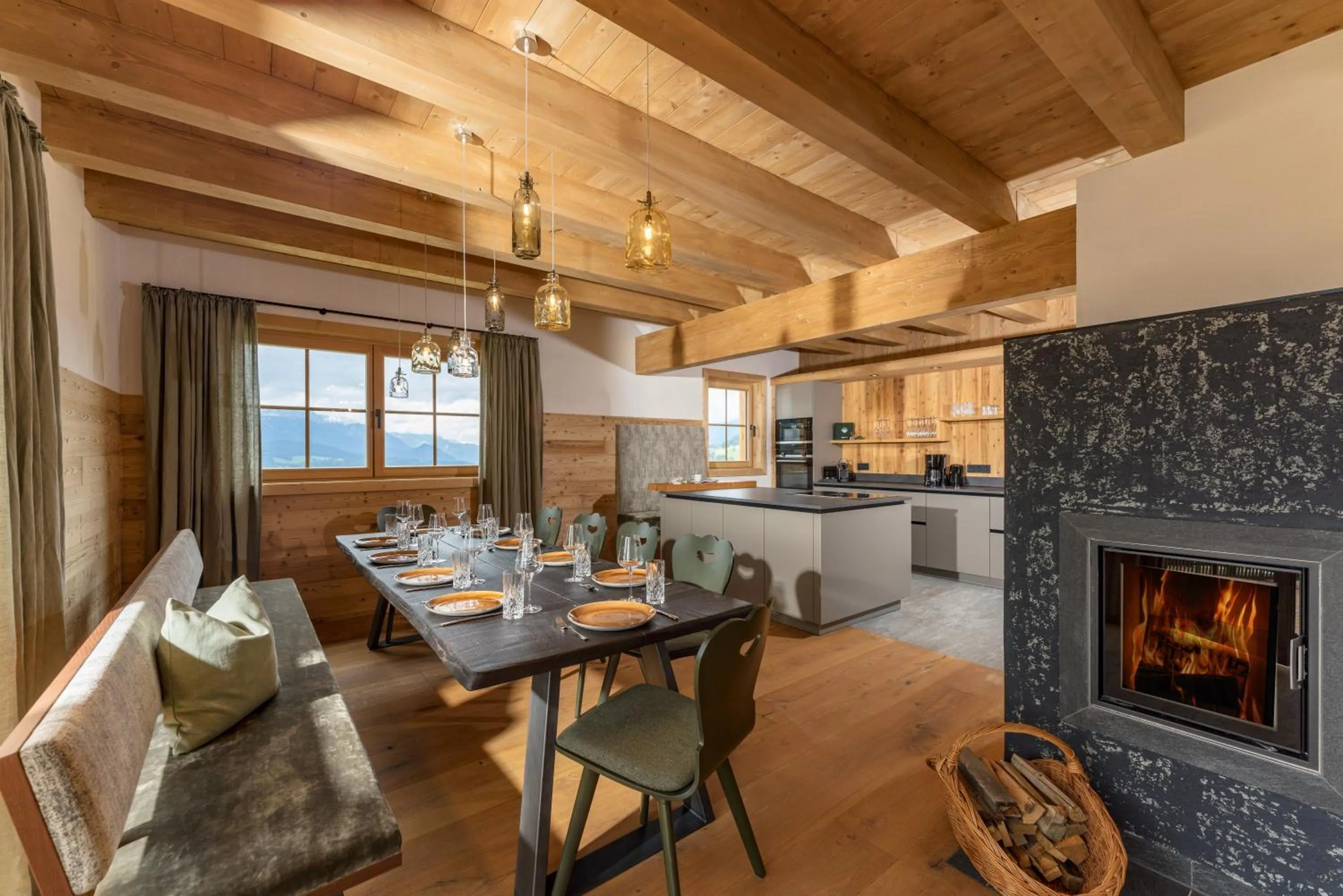 Kitchen or kitchenette in Almwelt Austria