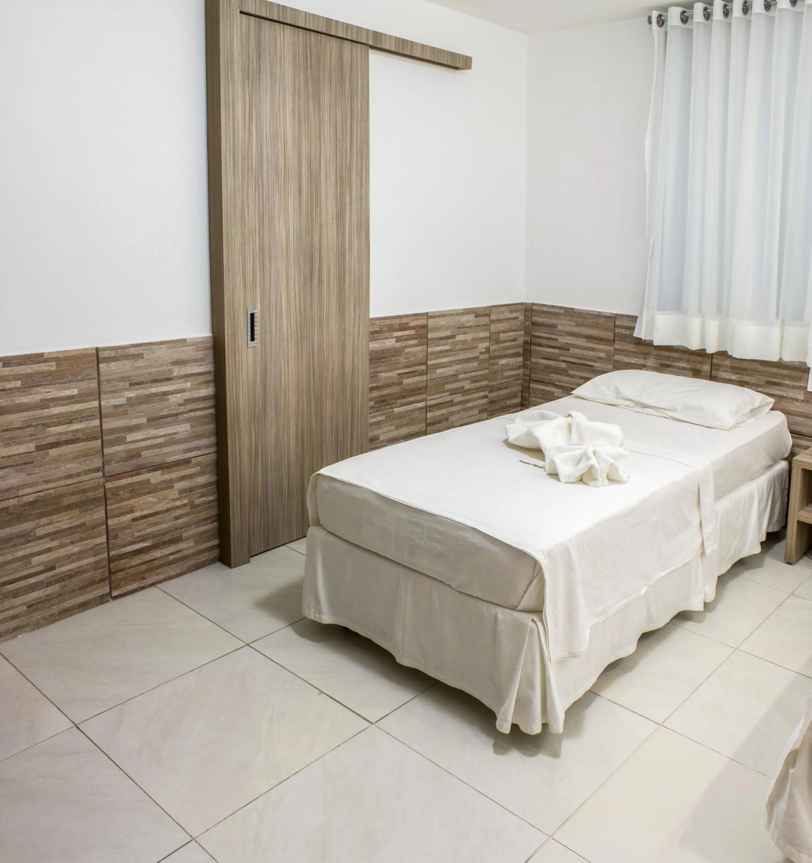 Bed in Hotel Pousada Atlântica