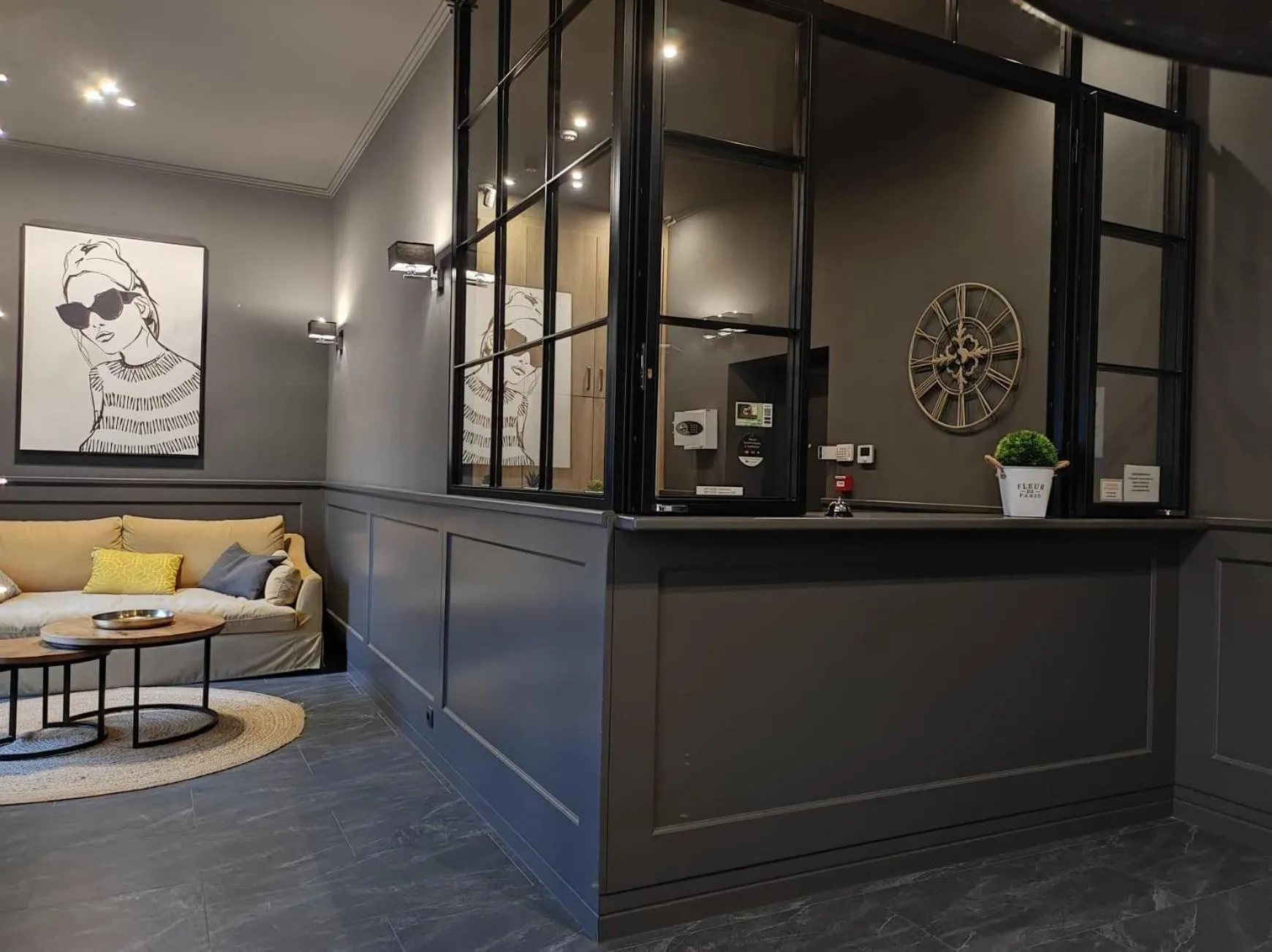 Lobby or reception in Deák Panzió