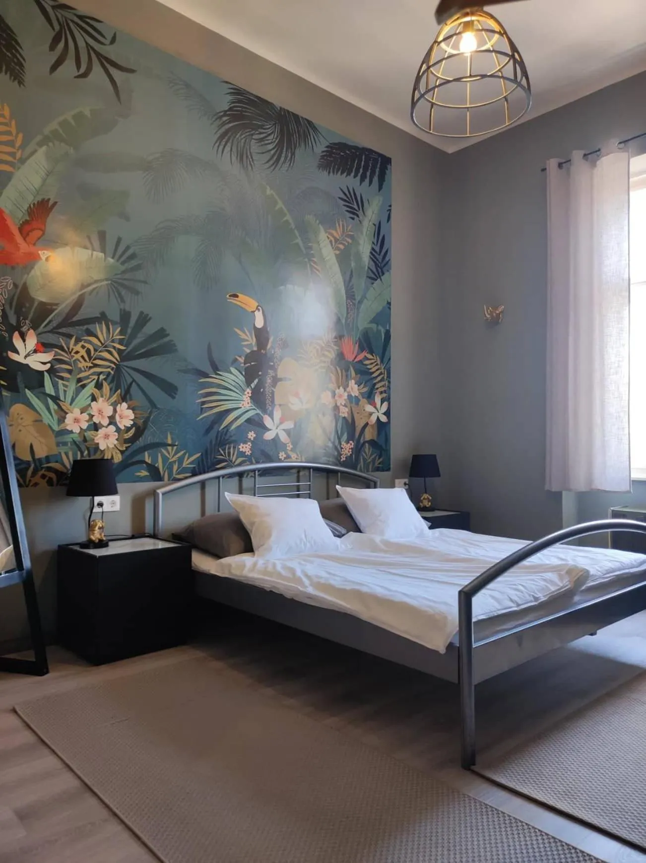 Bed in Deák Panzió