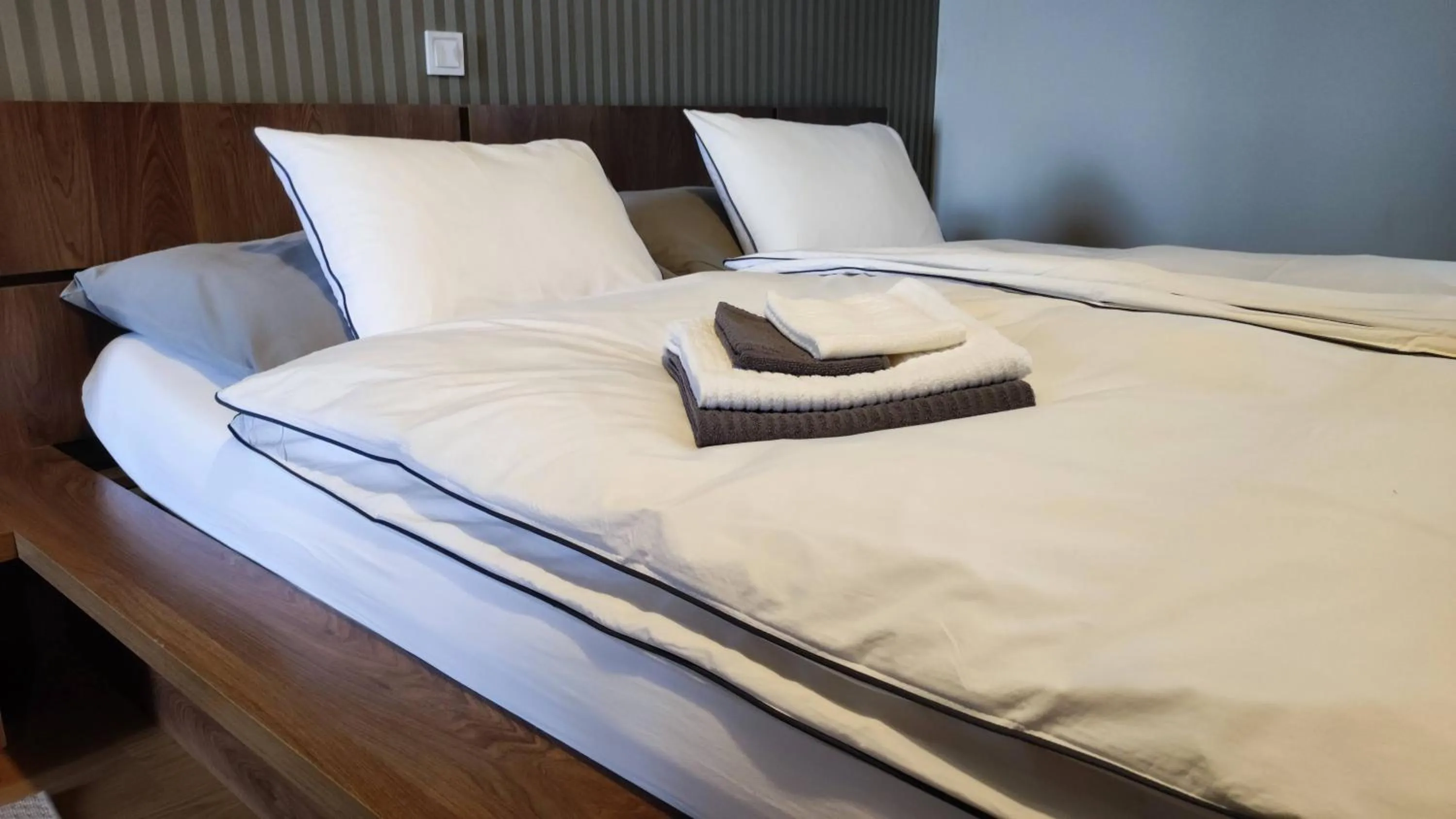 Bed in Deák Panzió