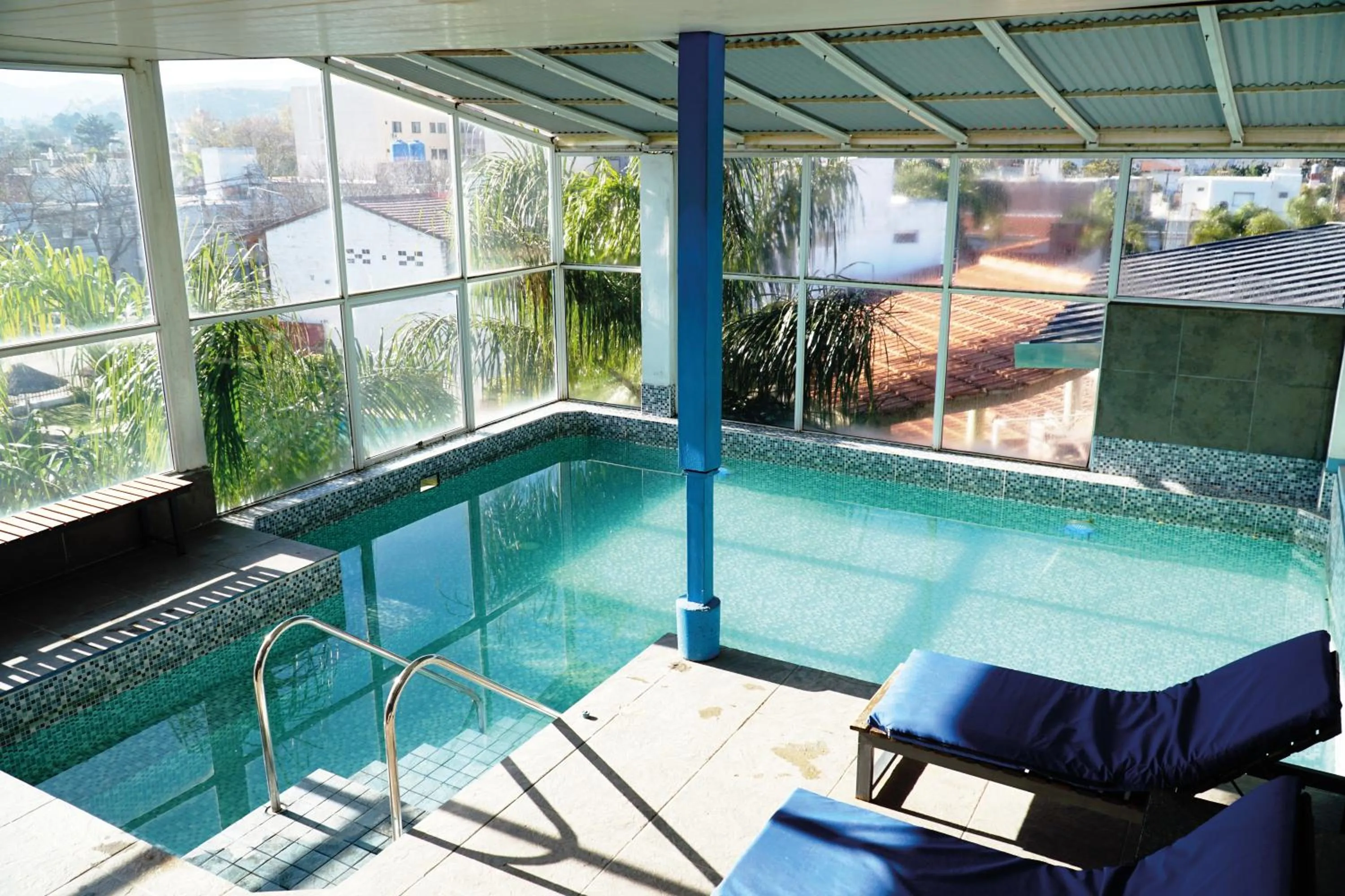 Pool view in Hotel El Cid