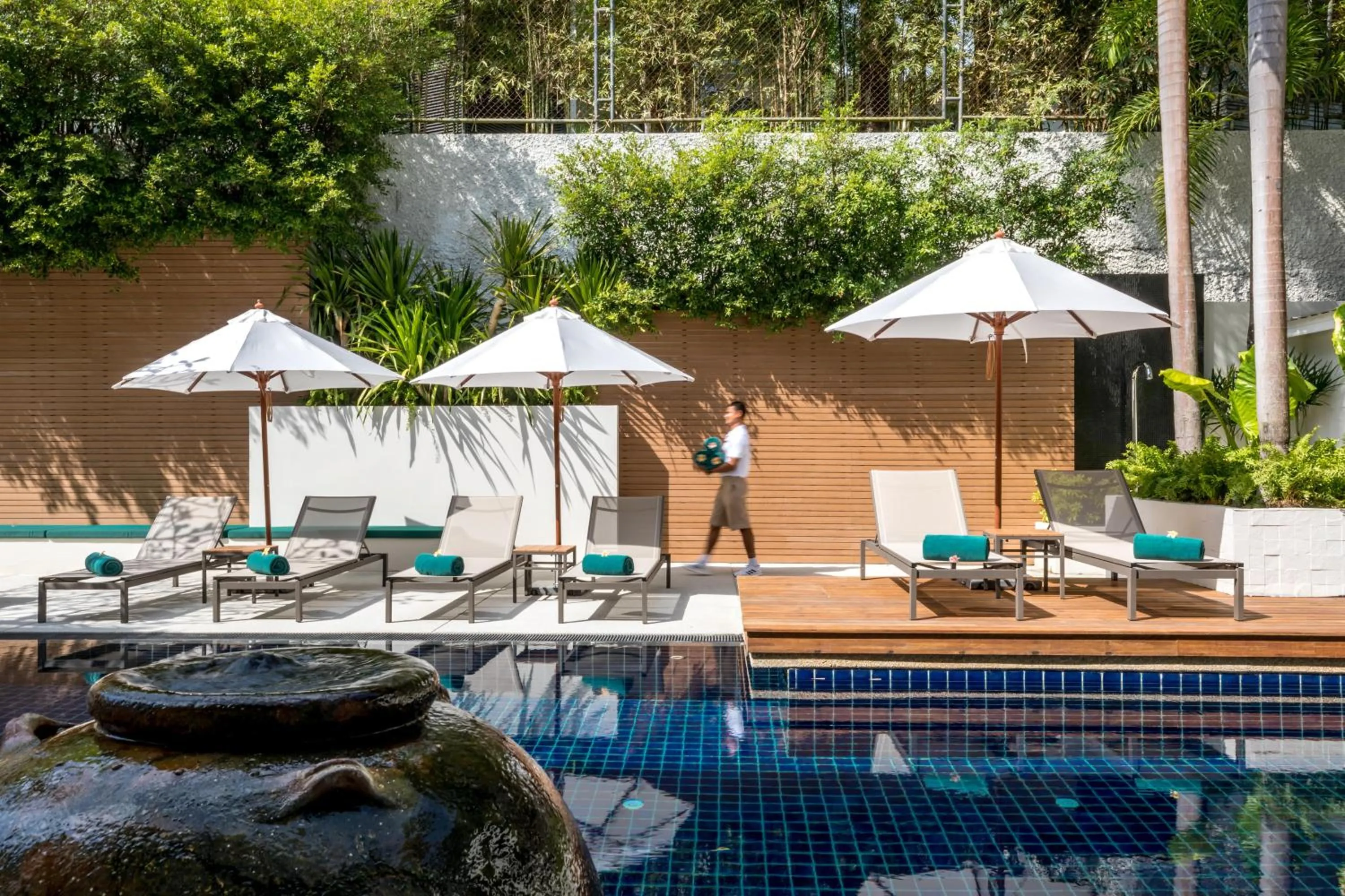 Swimming pool in OUTRIGGER Surin Beach Resort