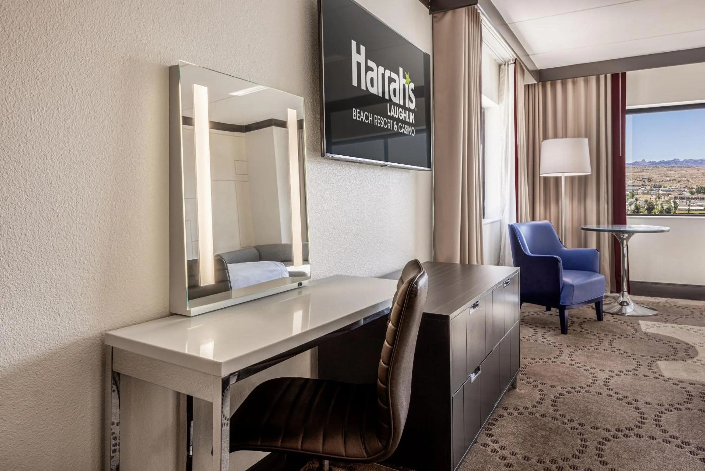 Seating area in Harrah's Laughlin, A Caesars Destination