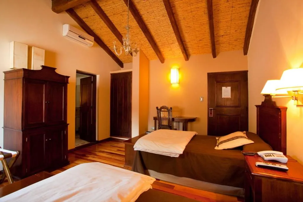 Decorative detail, Bed in Hotel Marqués De Tojo