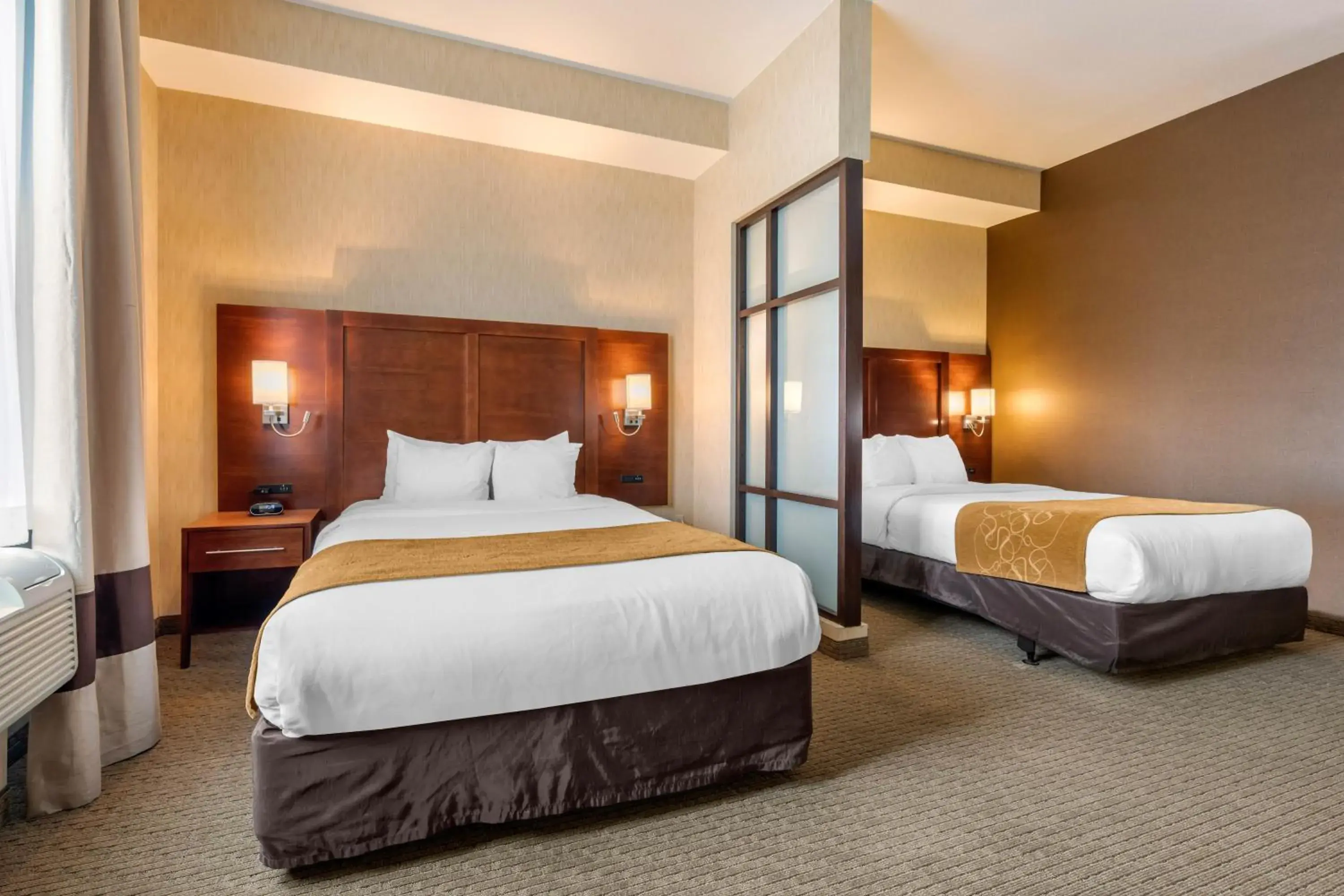 Suite, 2 Queen Beds with Sofa Bed, Accessible Roll-In Shower, Non Smoking in Comfort Suites Near City of Industry - Los Angeles Suite, 2 Queen Beds with Sofa Bed, Accessible Roll-In Shower, Non Smoking in Comfort Suites Near City of Industry - Los Angeles