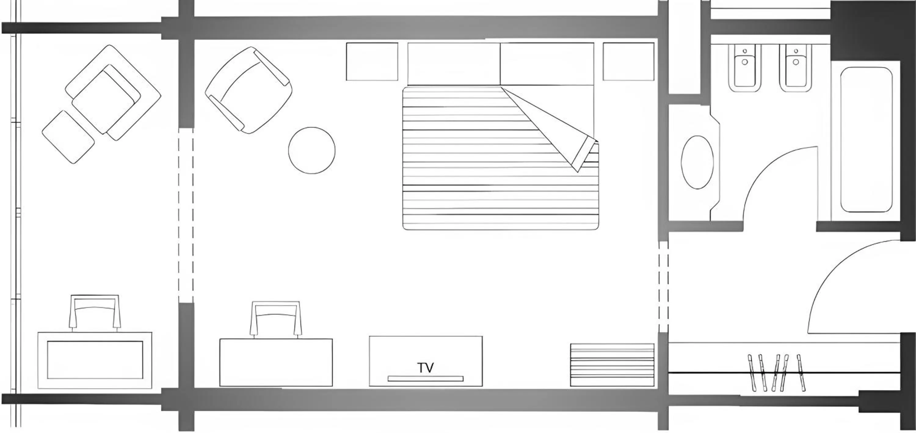 Floor plan in Hotel Al Bustan