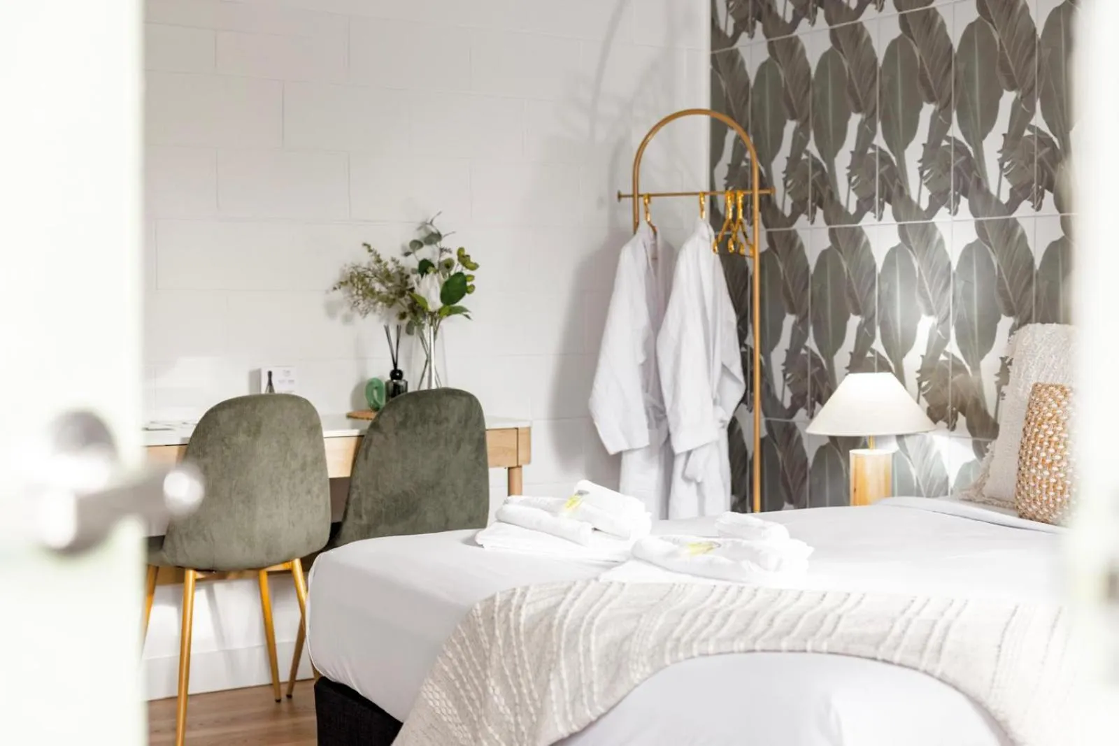 Bed in Barossa Palms Motel