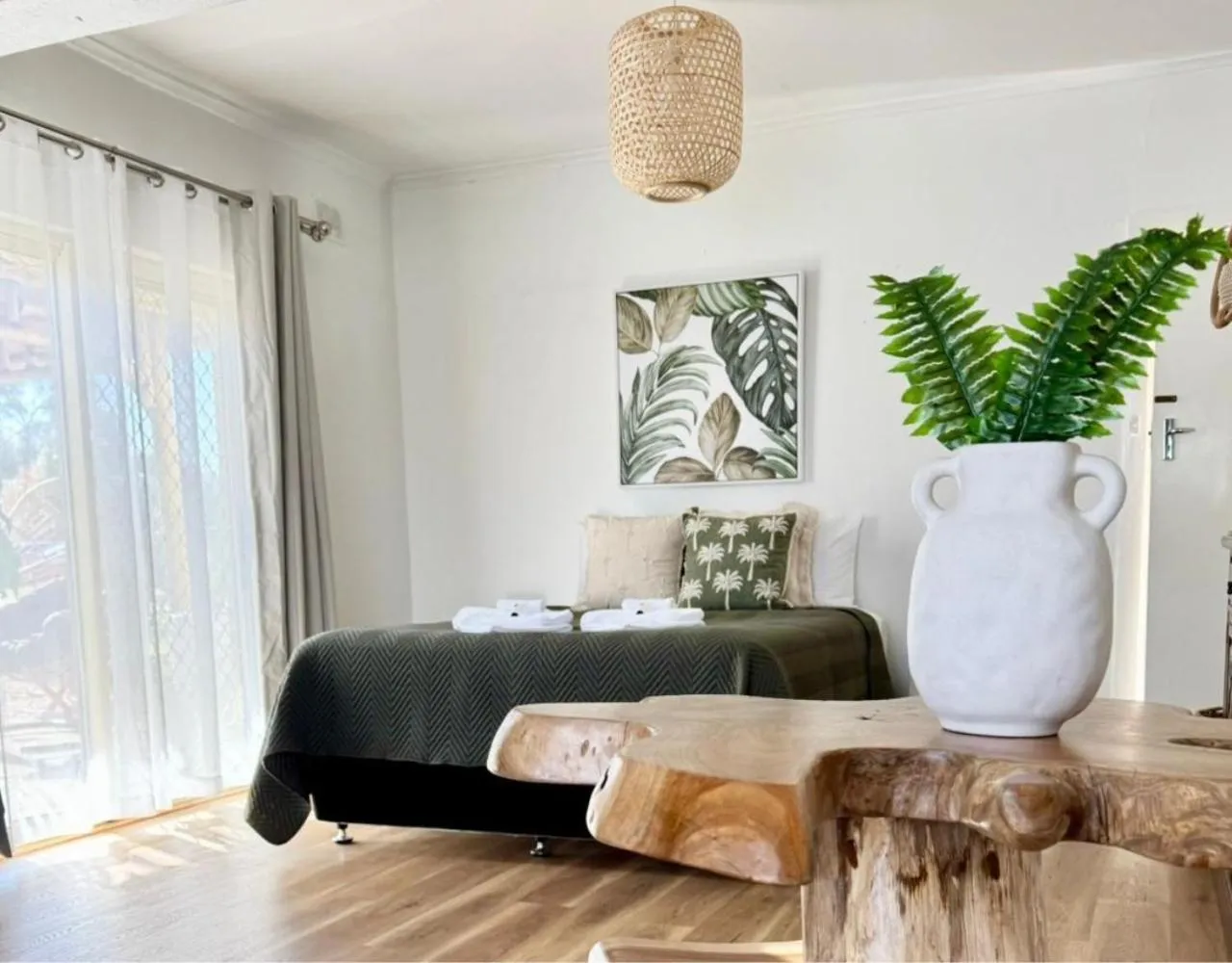 Bed in Barossa Palms Motel