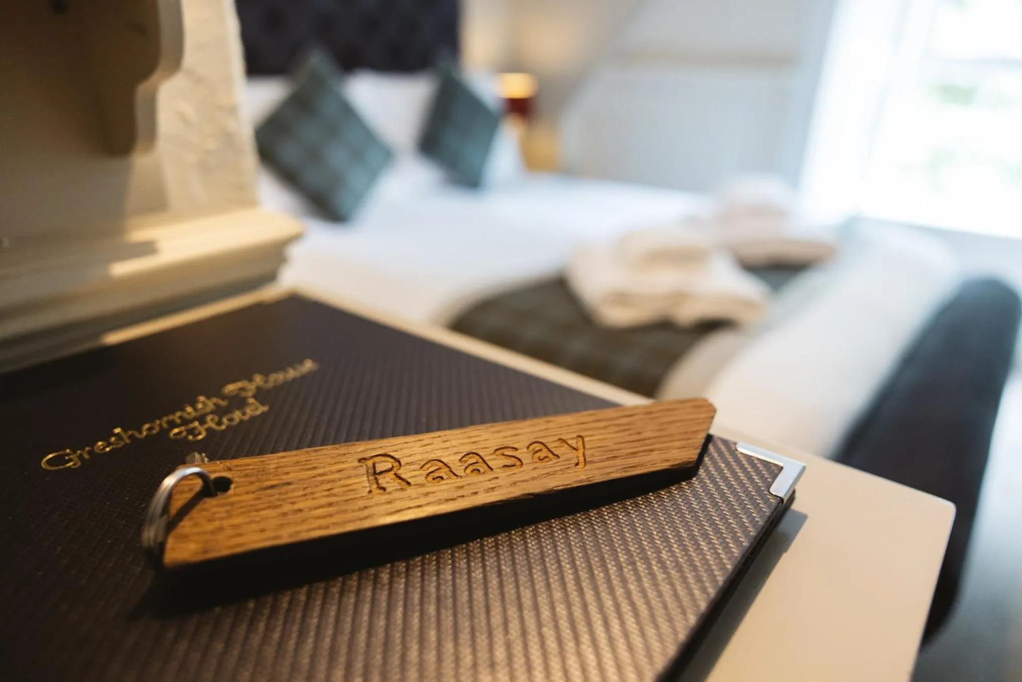 Bed in Greshornish House Hotel