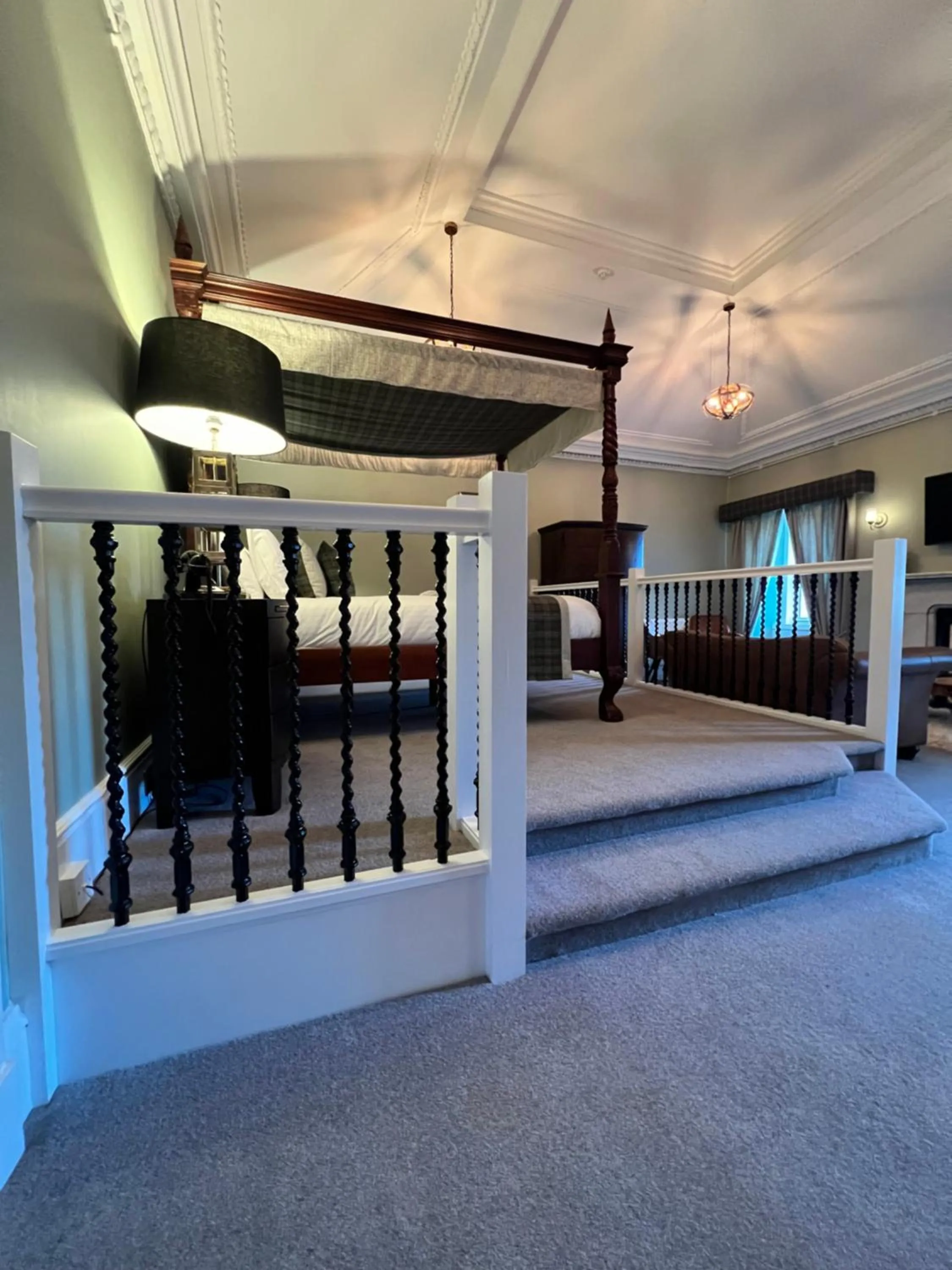 Bed in Greshornish House Hotel