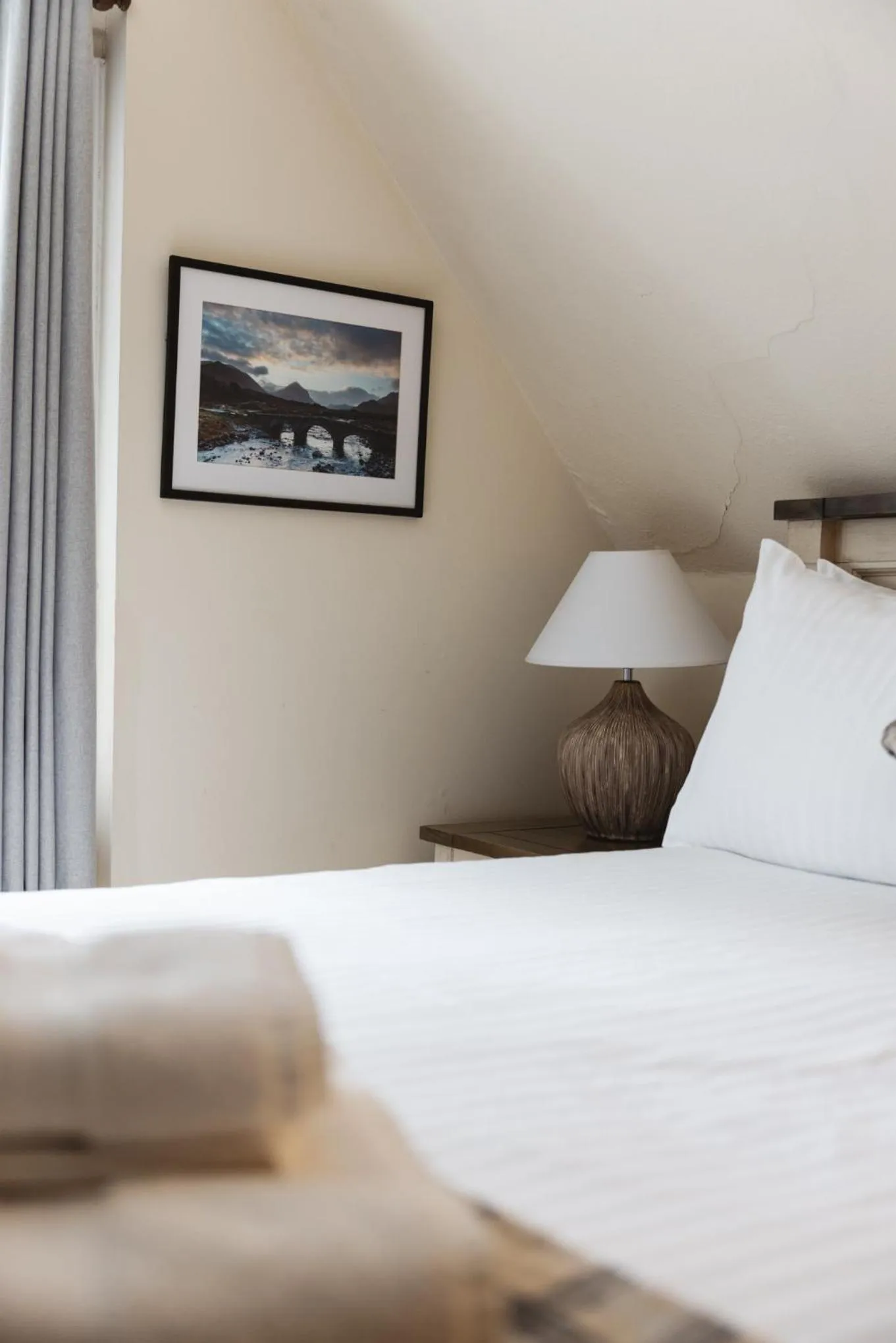 Bed in Greshornish House Hotel