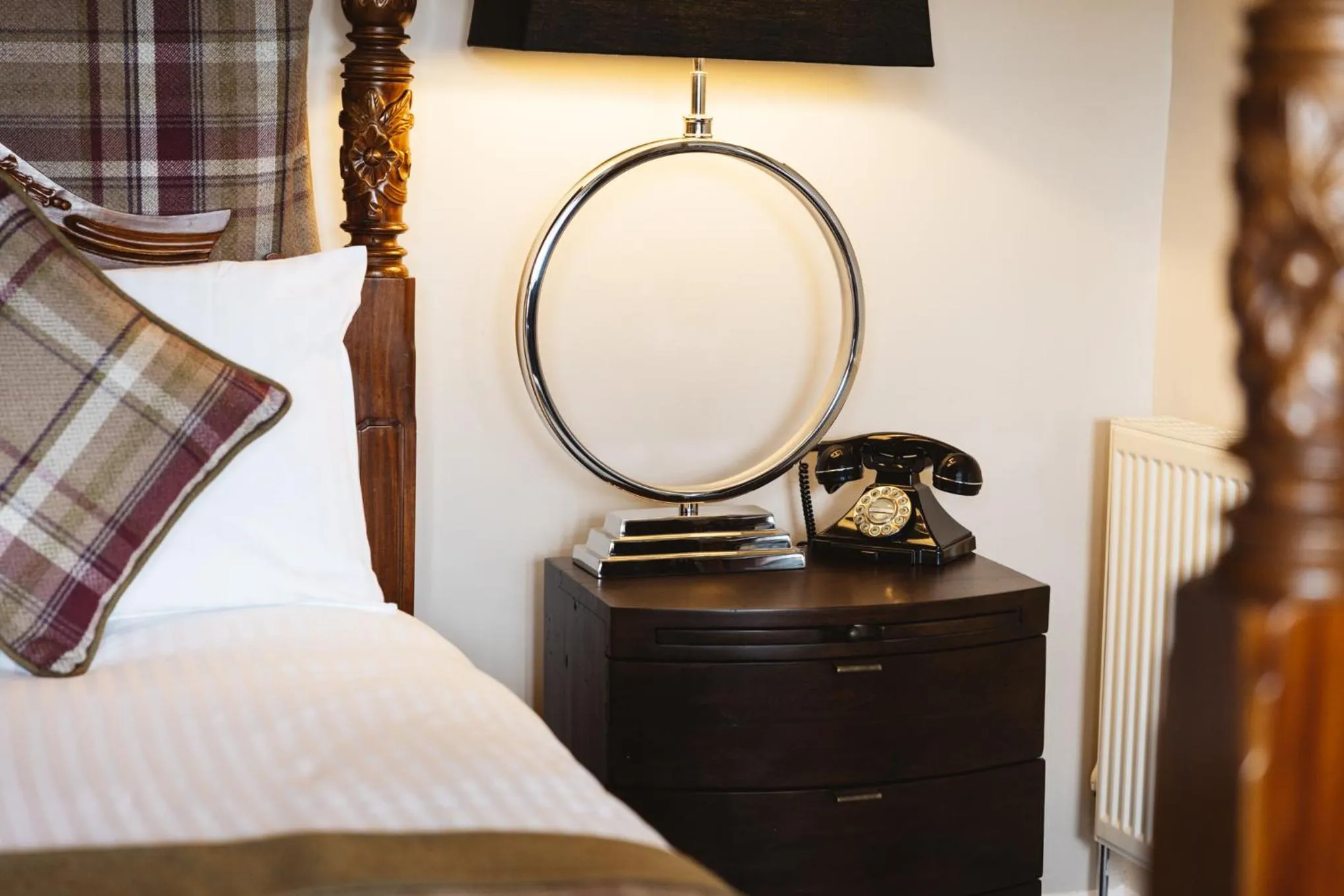 Bed in Greshornish House Hotel