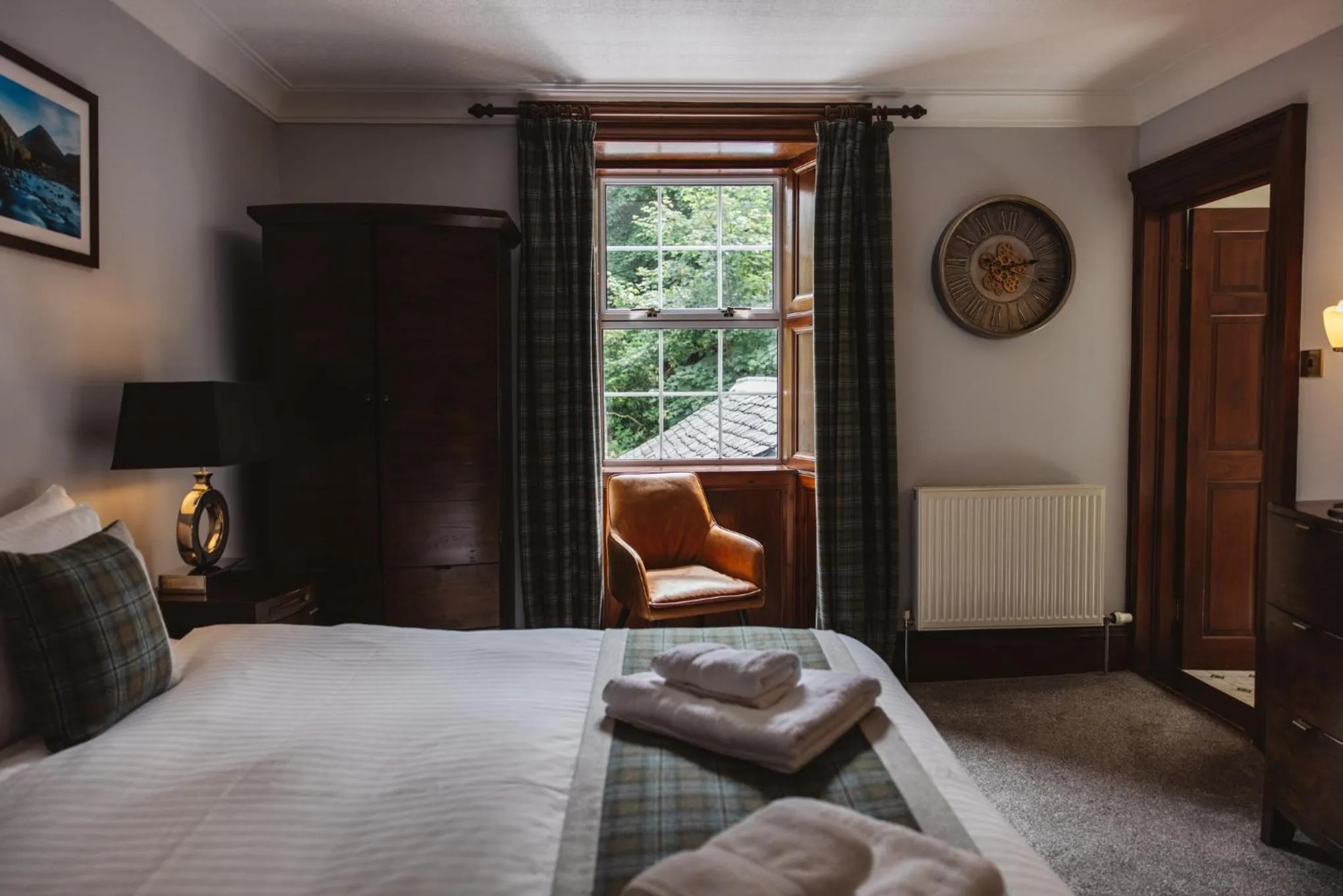 Bed in Greshornish House Hotel