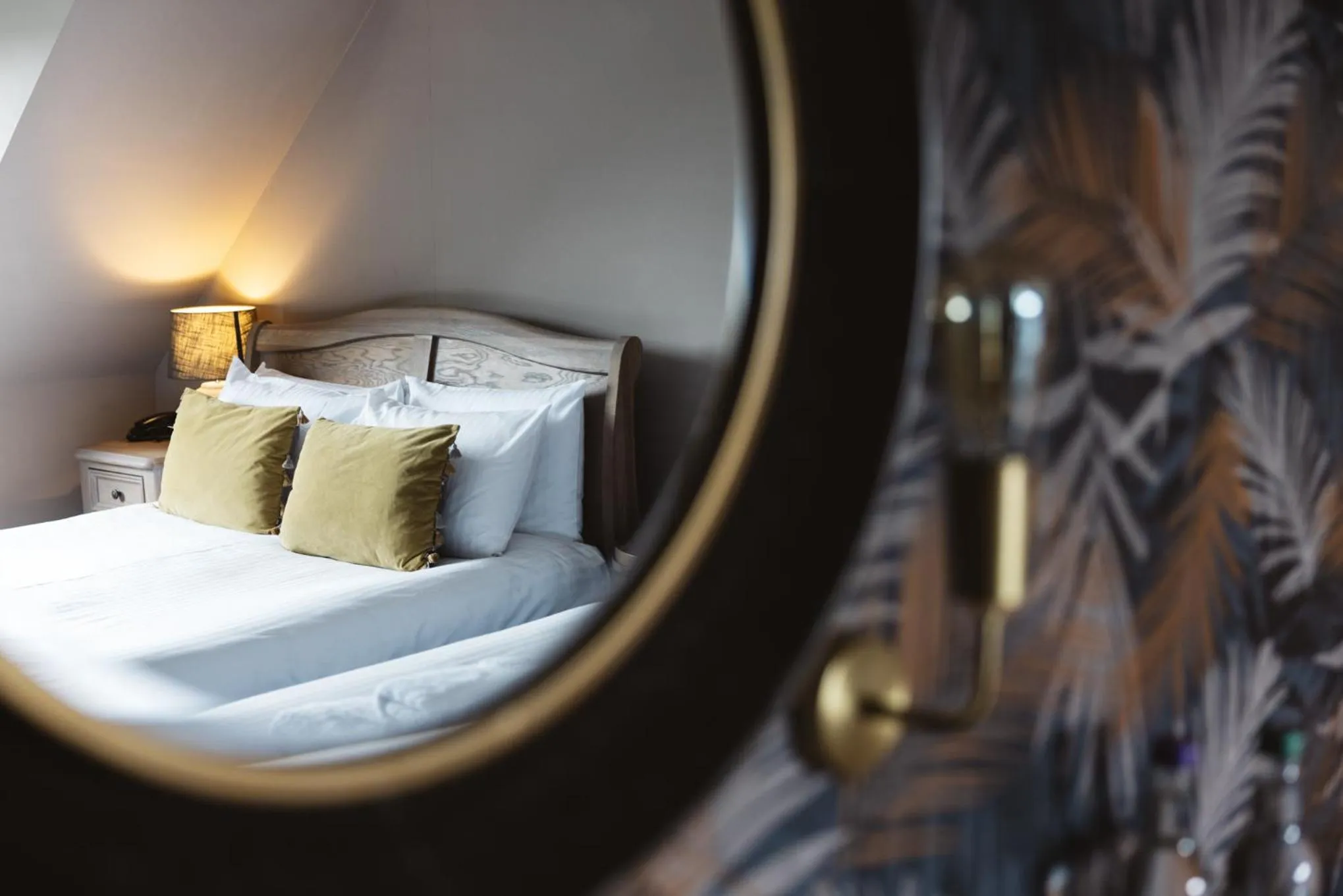 Bed in Greshornish House Hotel