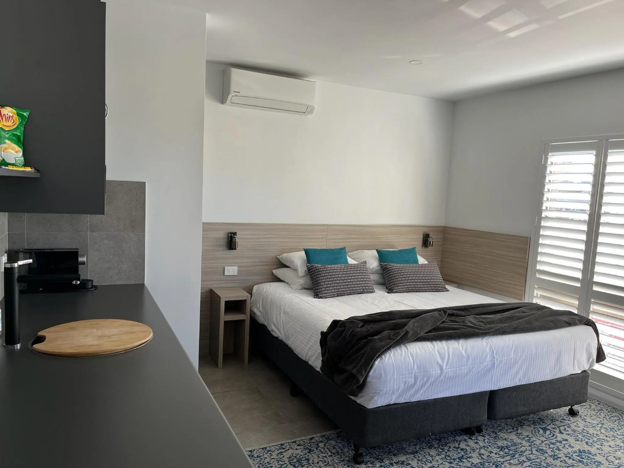 Bed in Jervis Bay Motel