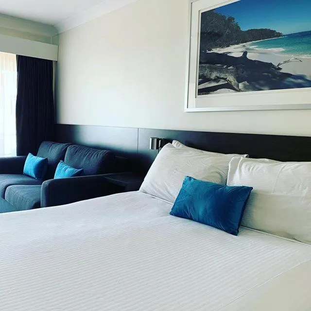 Bed in Jervis Bay Motel