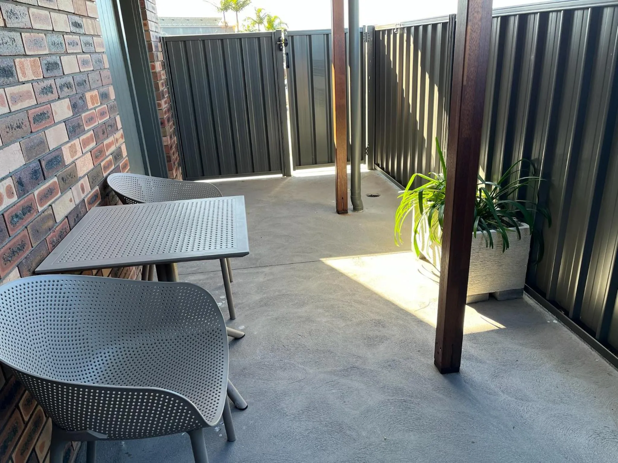 Seating area in Jervis Bay Motel