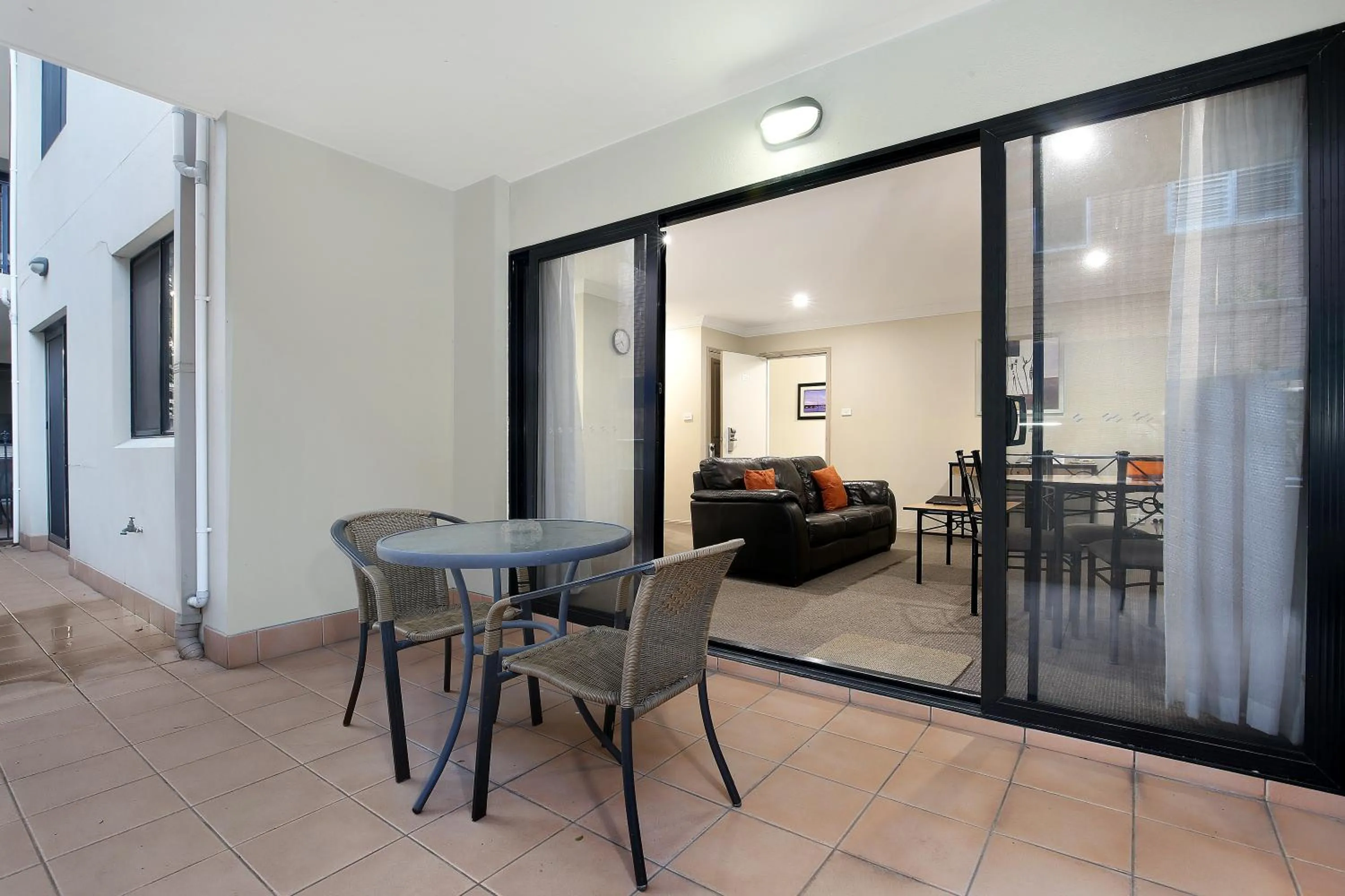Patio in Wollongong Serviced Apartments
