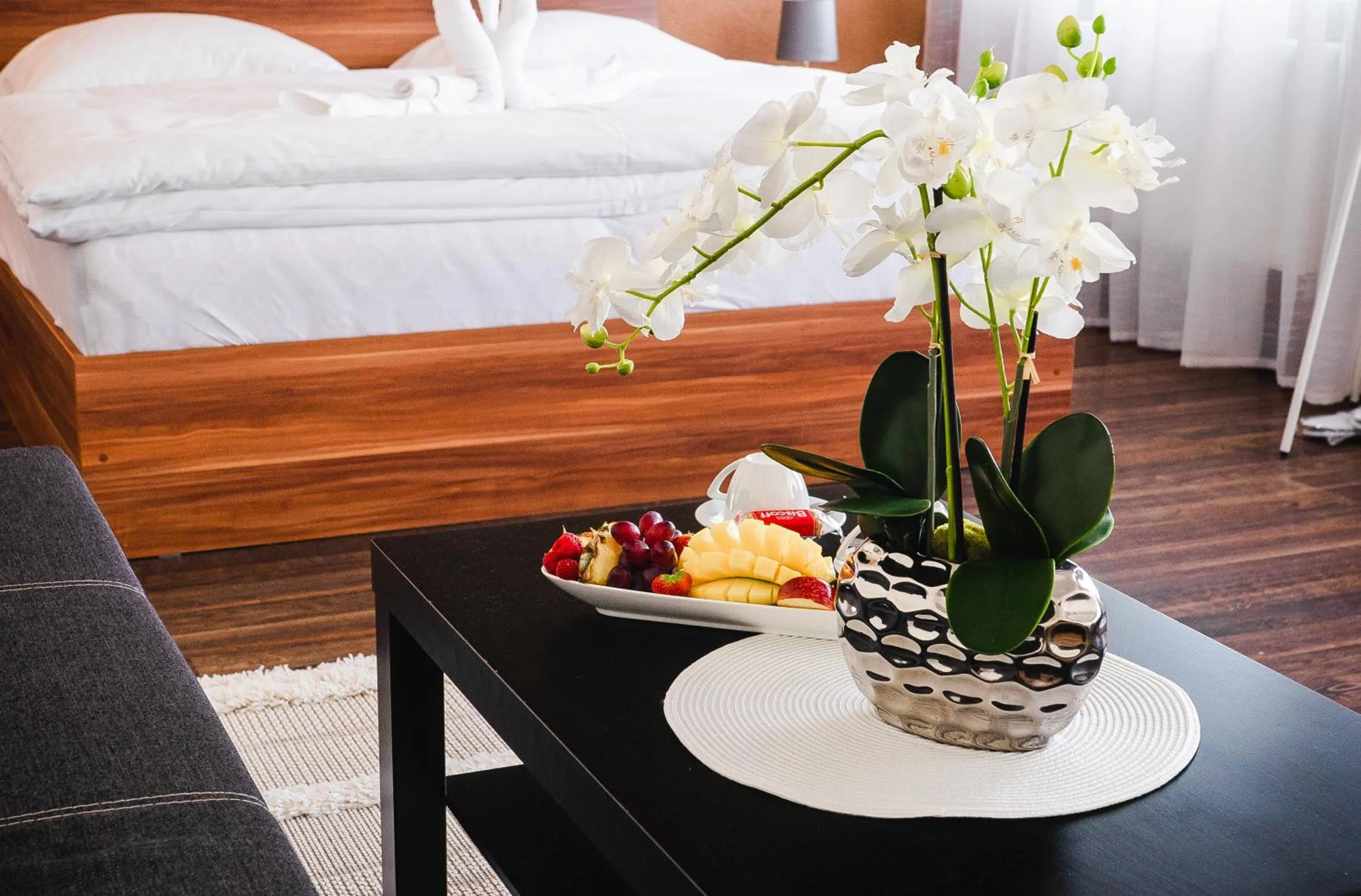 Food close-up, Bed in AeroCafe