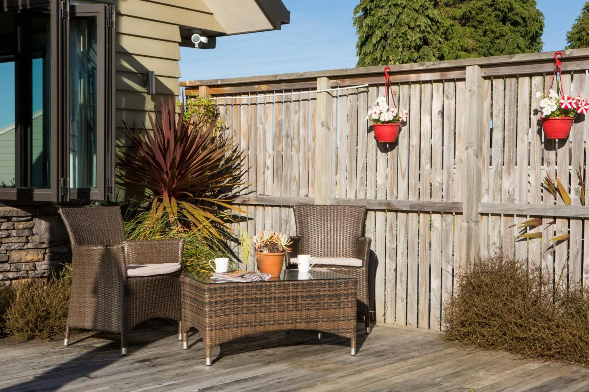 Patio in Manuka Lodge B&B