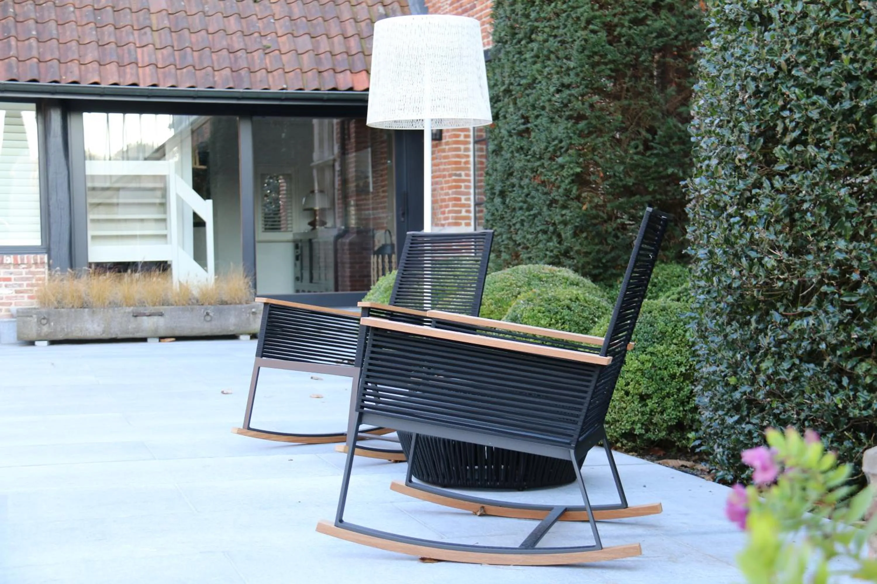 Balcony/Terrace in Hof Van Volmersele - Luxury B&B